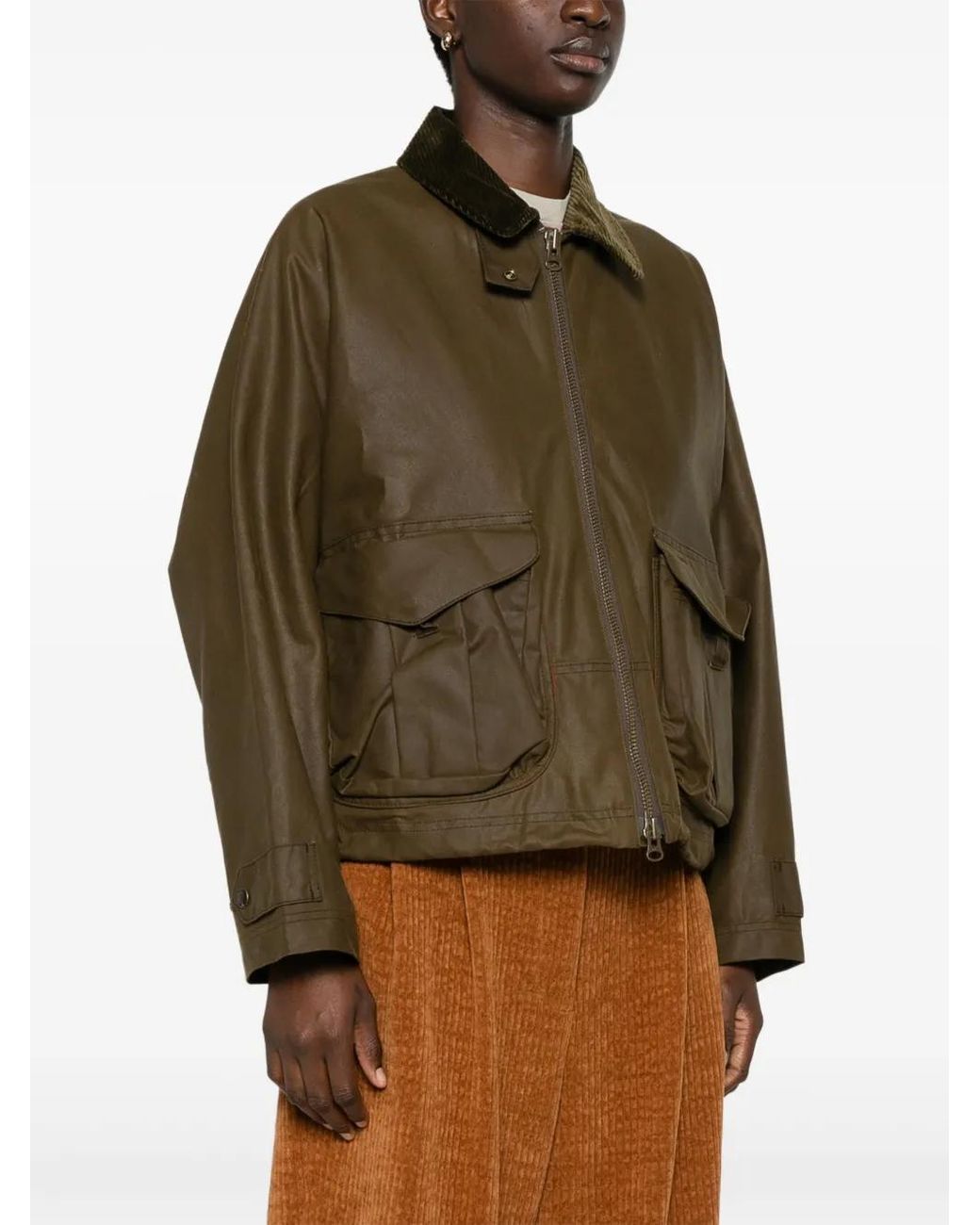 Filson Brown Corduroy-Collar Jacket