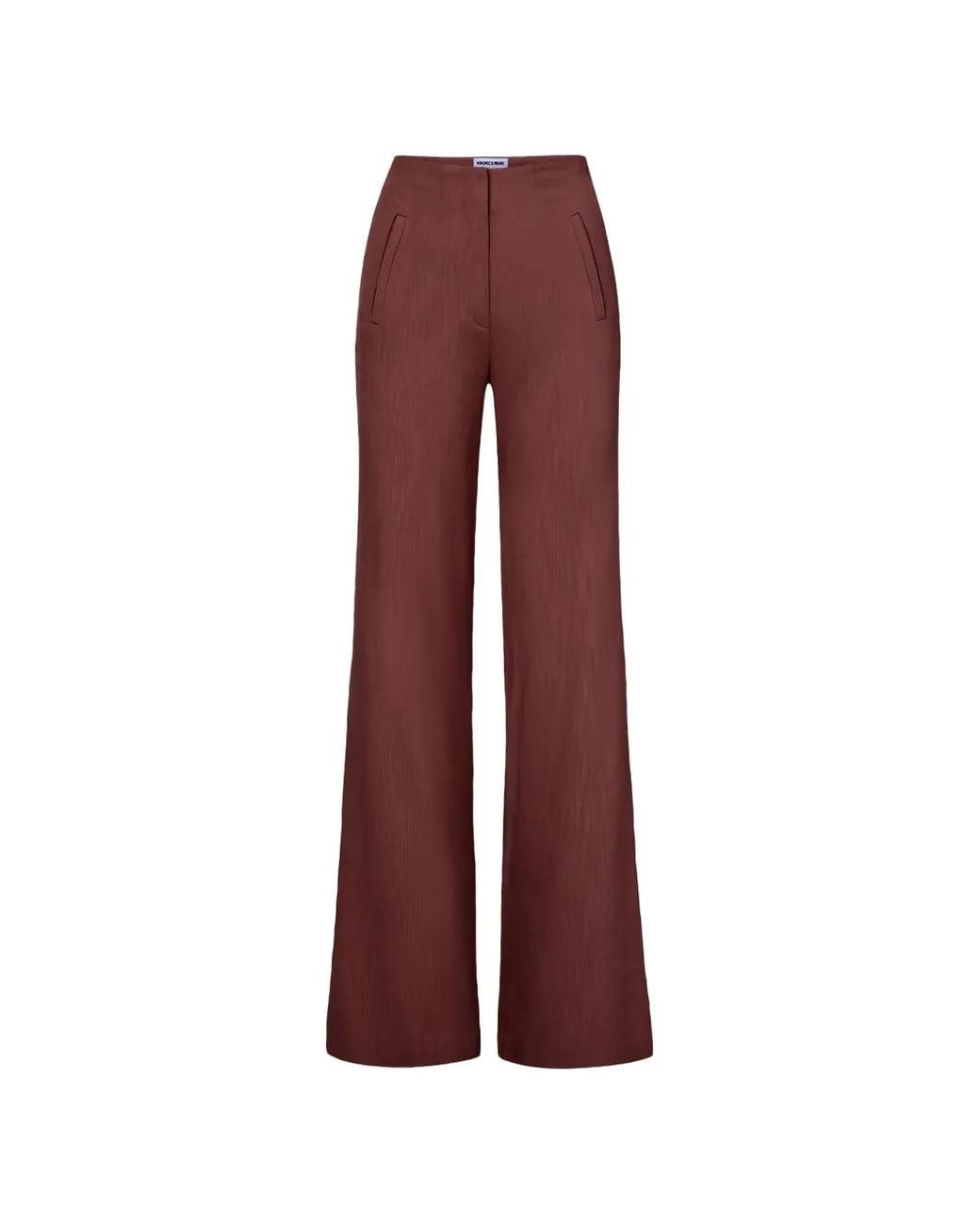 Veronica Beard Purple Pantalon Jude À Coupe Ample