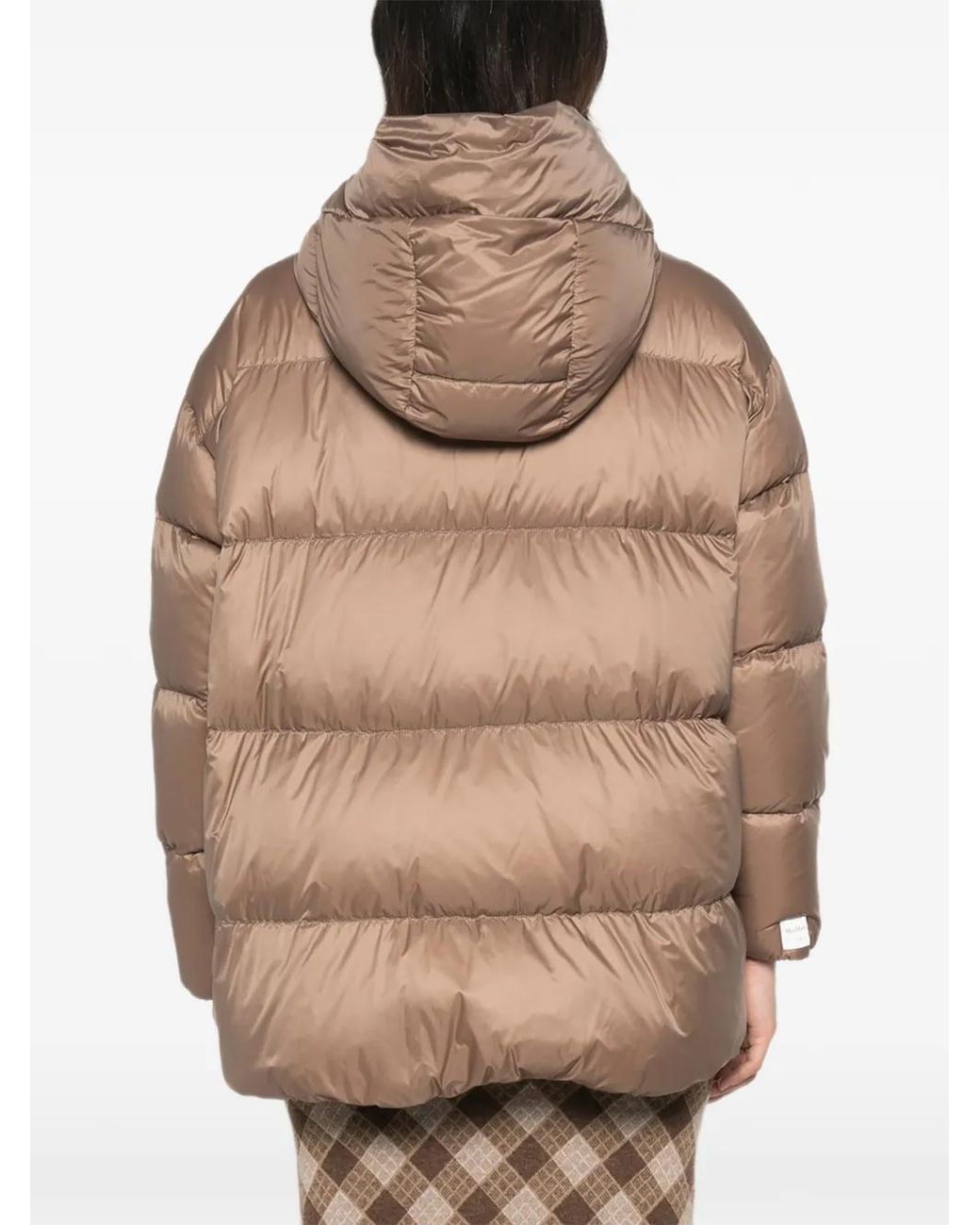 Max Mara Nerine Jack Met Capuchon in het Natural