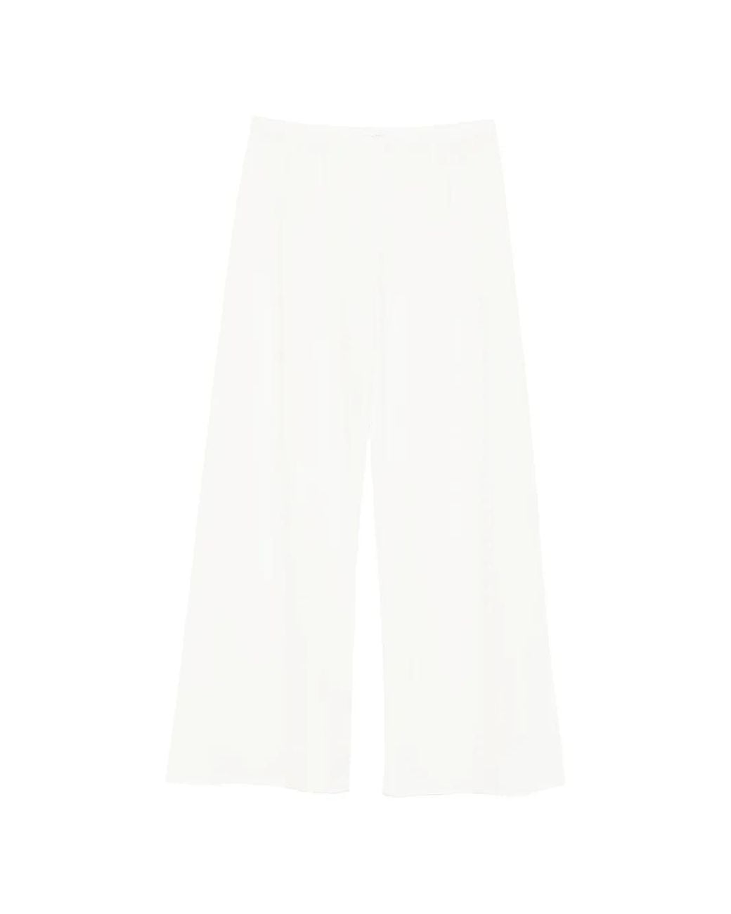 The Row White Gala Pants