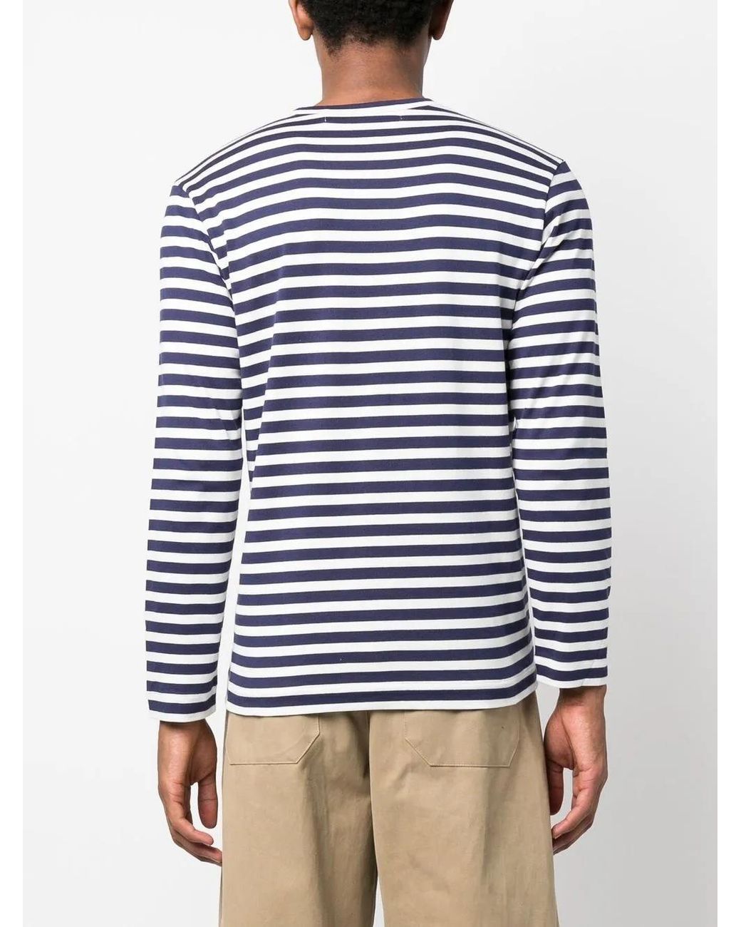 COMME DES GARÇONS PLAY Blue T-shirt for men