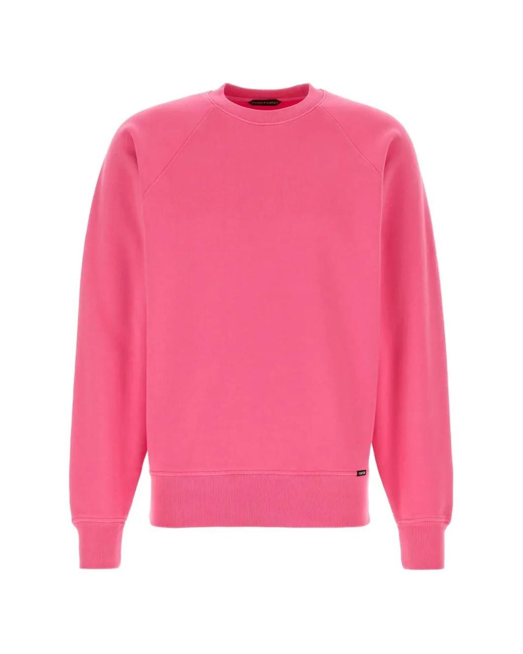 Tom Ford Pink Organic Cotton Crew-Neck Sweatshirt for men