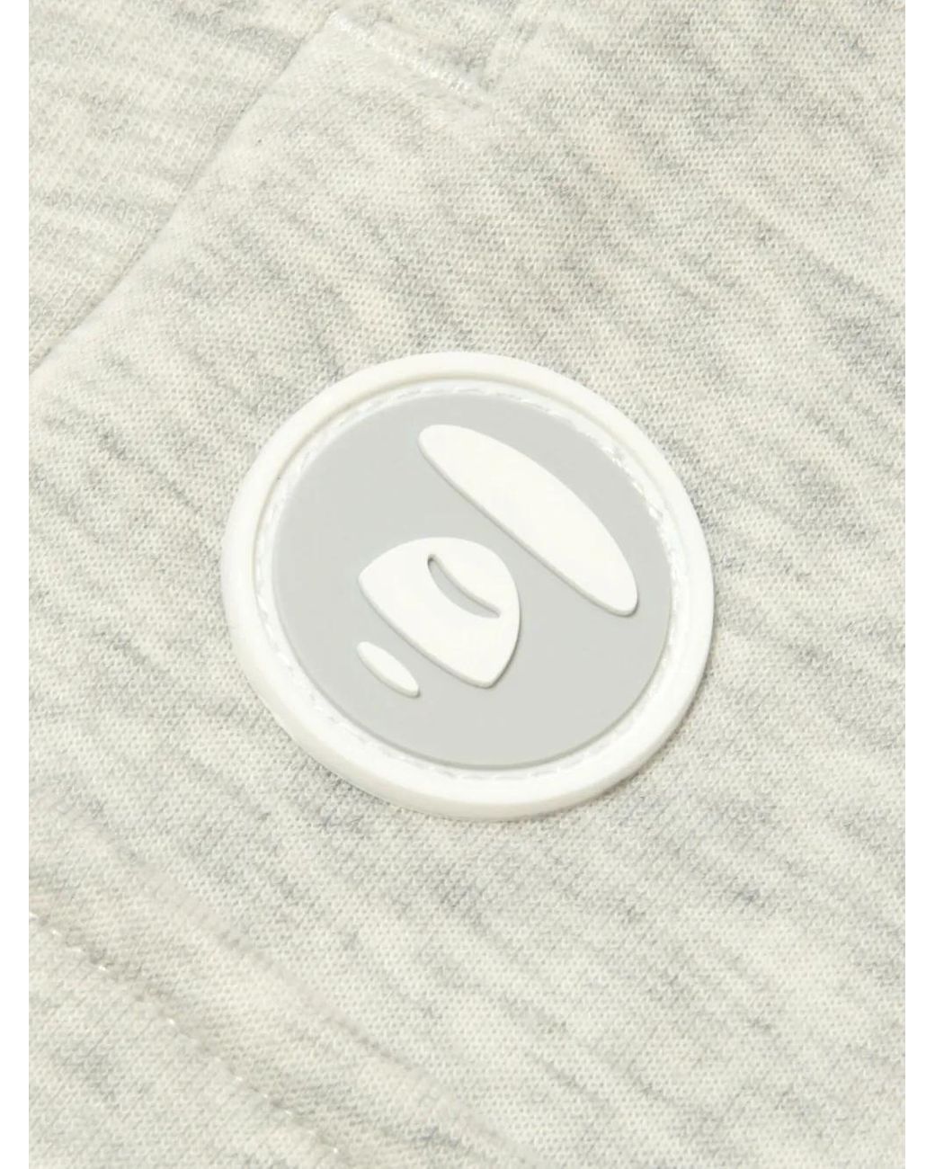 Aape By A Bathing Ape White Cargo-Pocket Logo-Patch Trousers for men