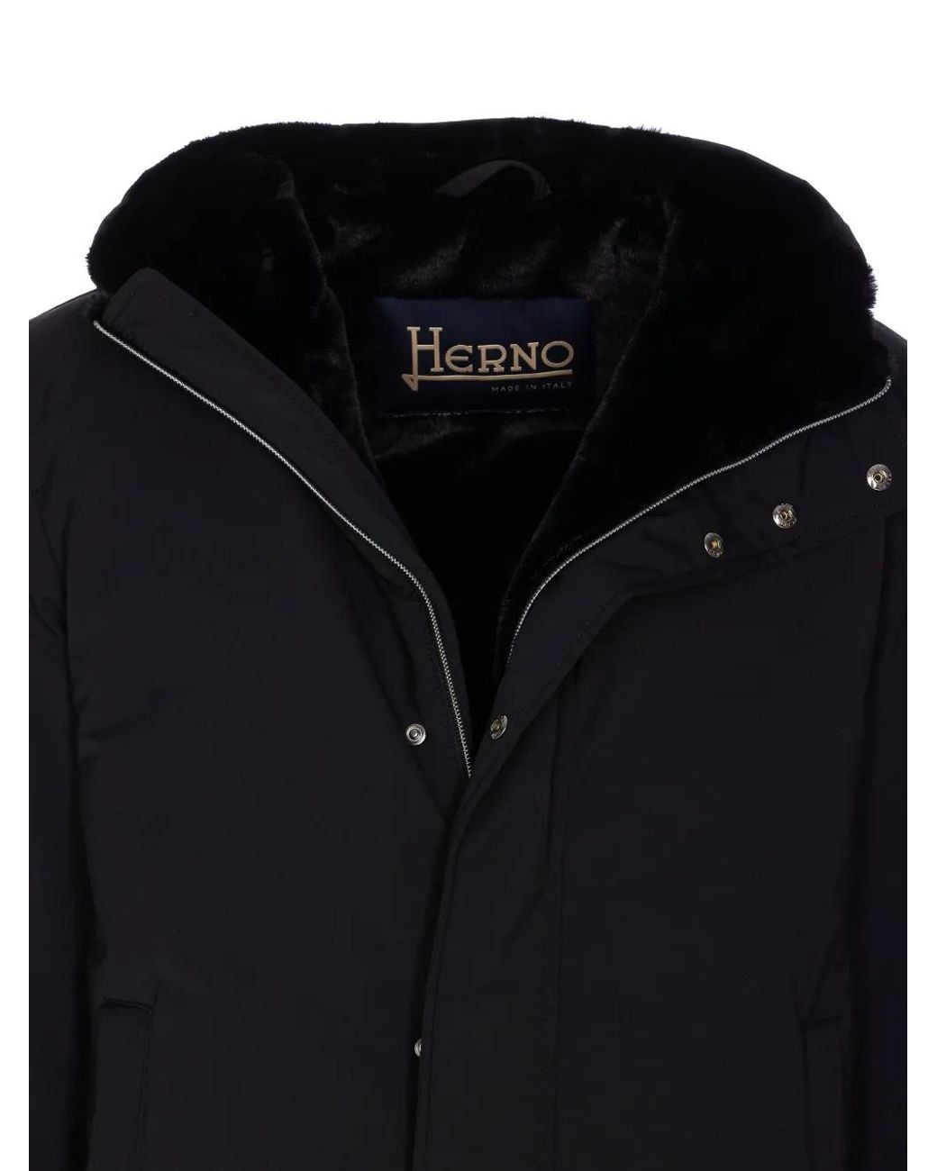 Parka Con Capucha Herno de hombre de color Blue