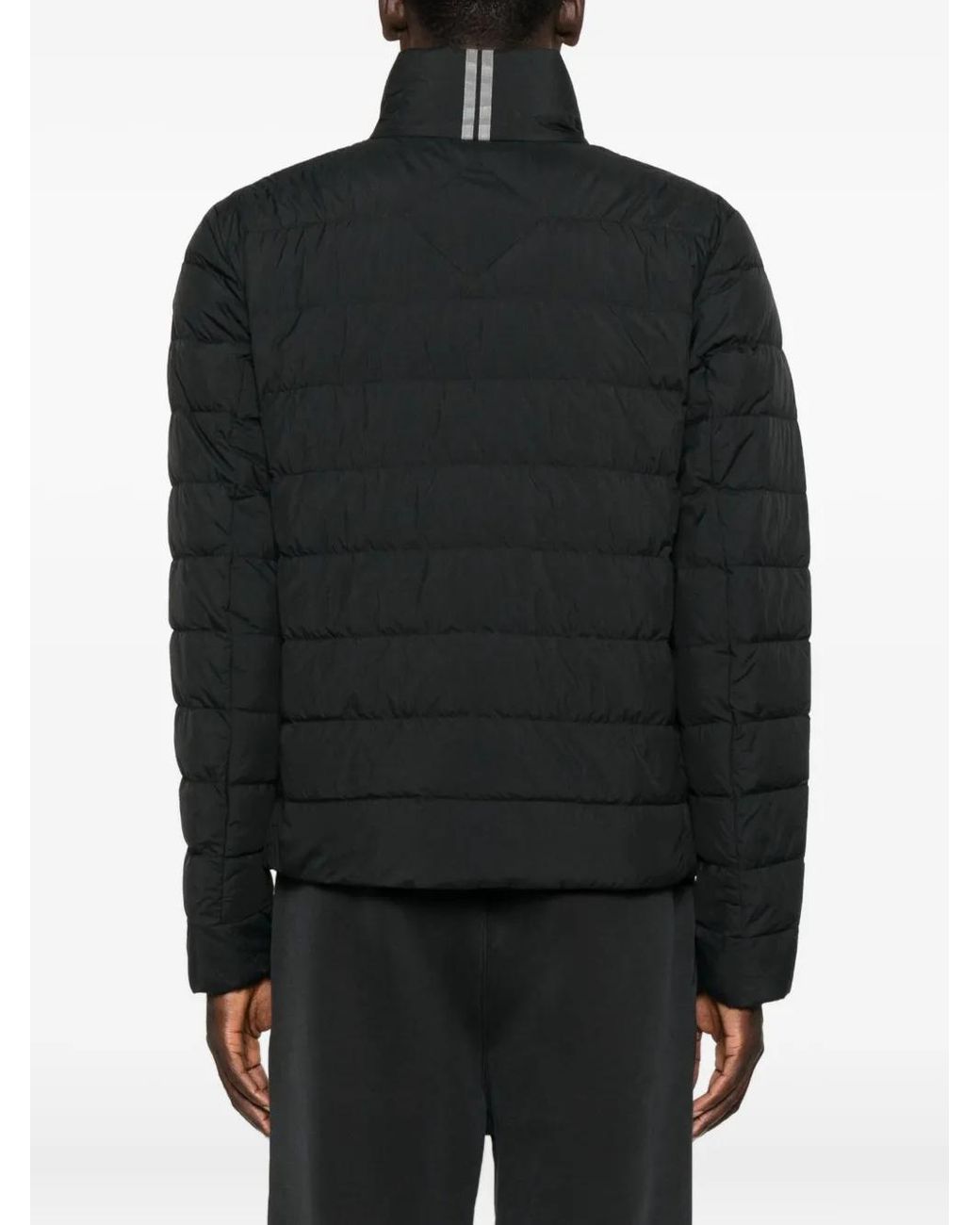 Canada Goose Black Crofton Quilted Zip-Front Jacket for men