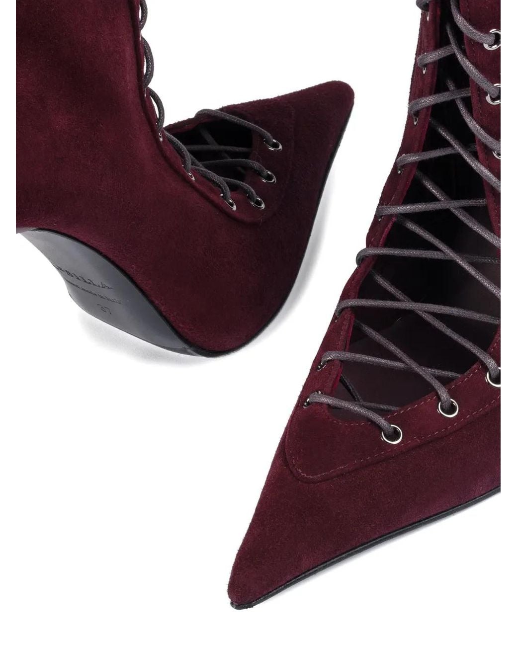 Le Silla Purple 120Mm Colette Ankle Boots