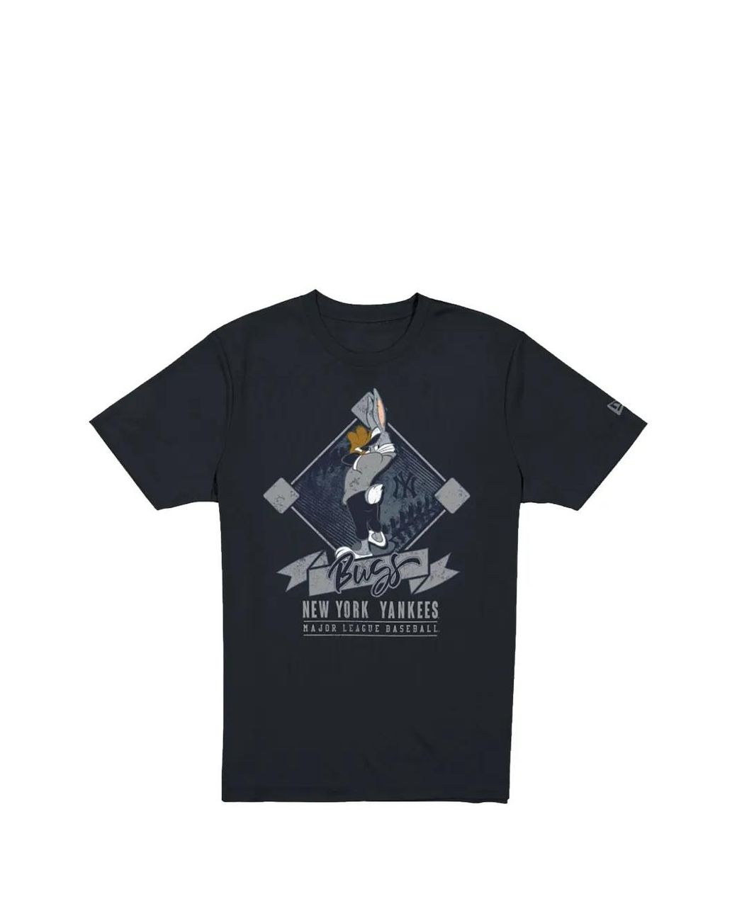 KTZ Blue New York Yankees Bugs Bunny Pitch T-Shirt for men