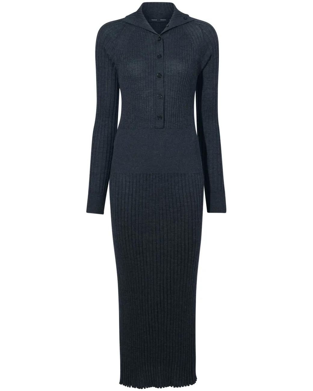 Proenza Schouler Blue Maeve Midi Dress