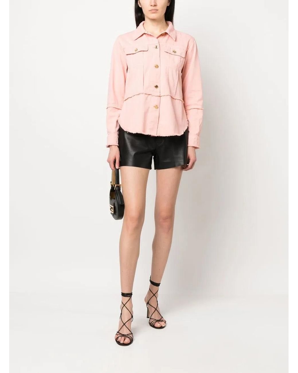 Tom Ford Pink Button-Front Denim Shirt
