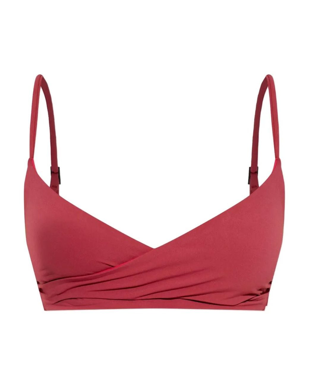 Bondeye Amira Bikinitop Met Gekruiste Bandjes in het Pink