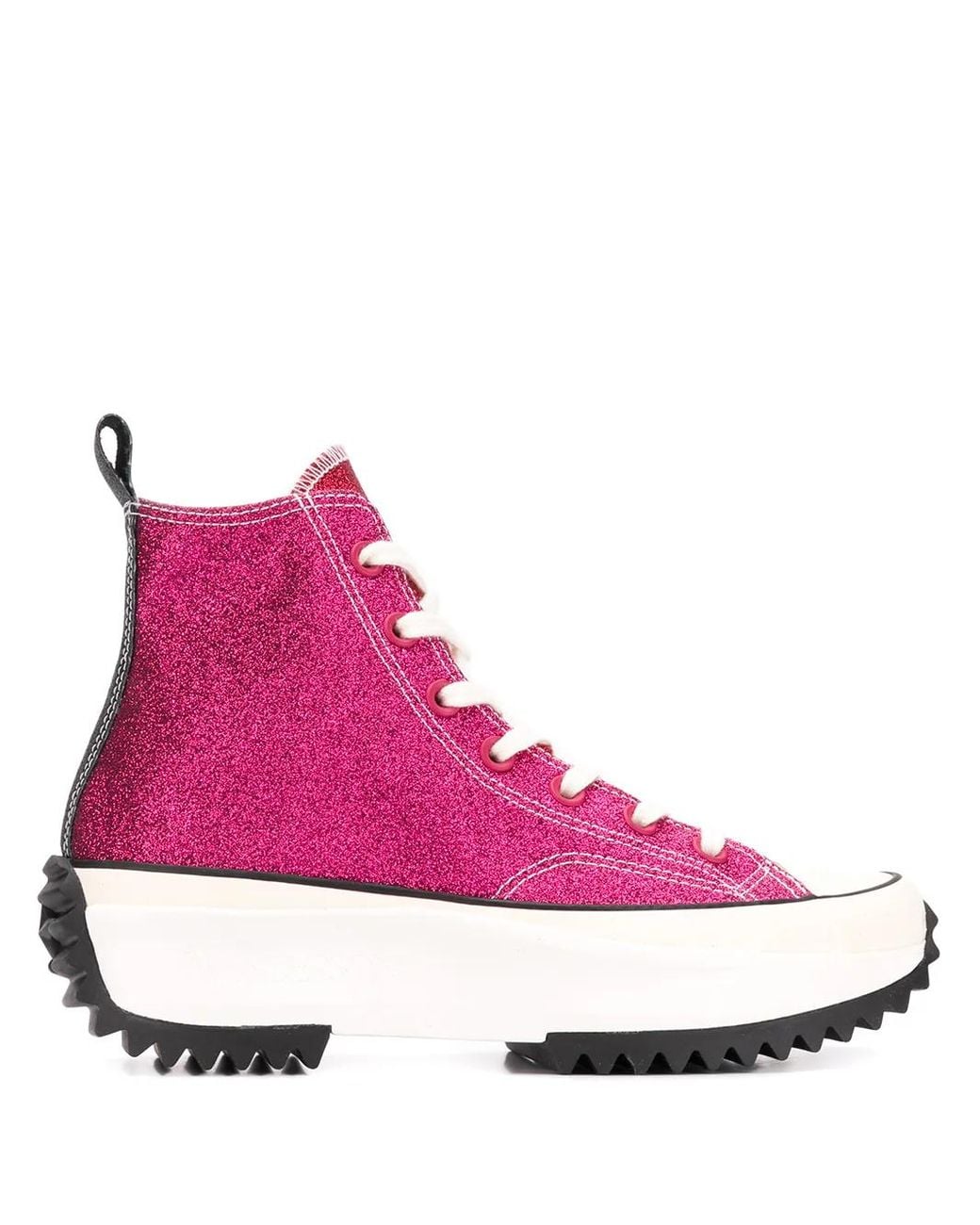 J.W. Anderson Pink X Jw Anderdon Run Star Hike Hi "Glitter Pack" Sneakers