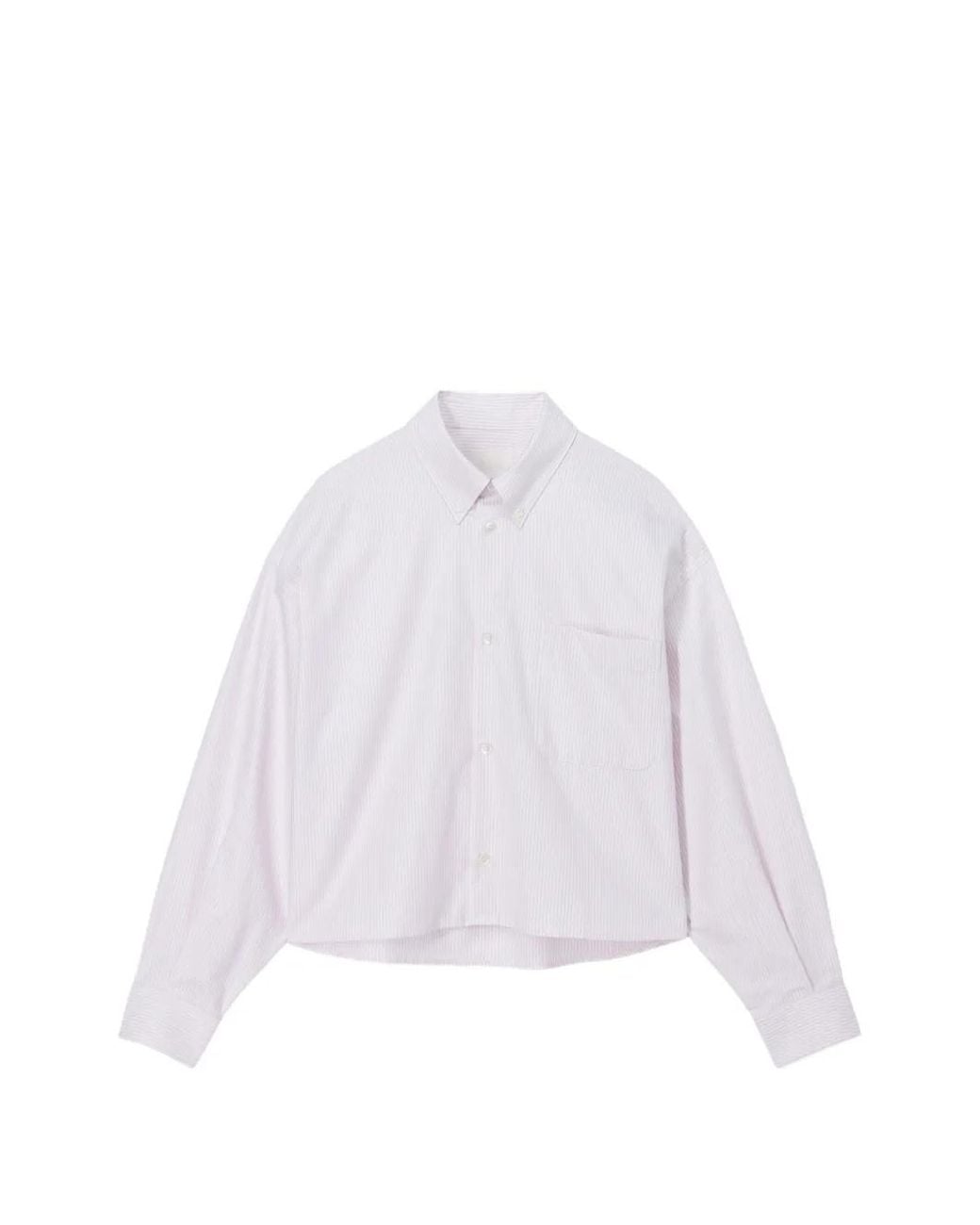 A.P.C. White Striped Button-Down Shirt