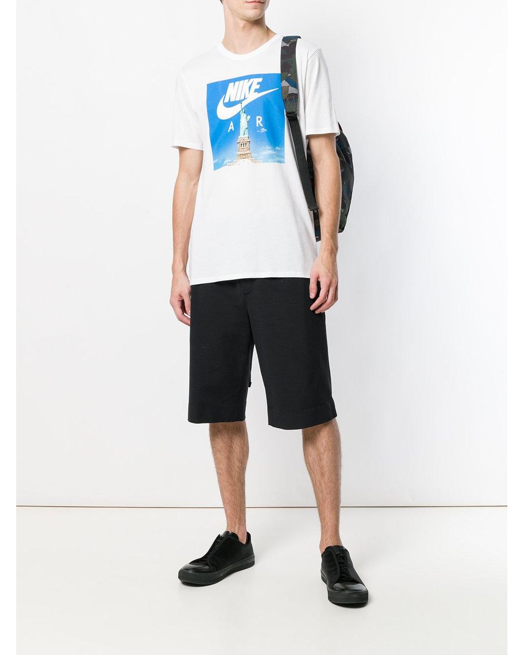 Nike Cotton Statue Of Liberty Print Sportswear T-shirt in White for Men |  Lyst Australia