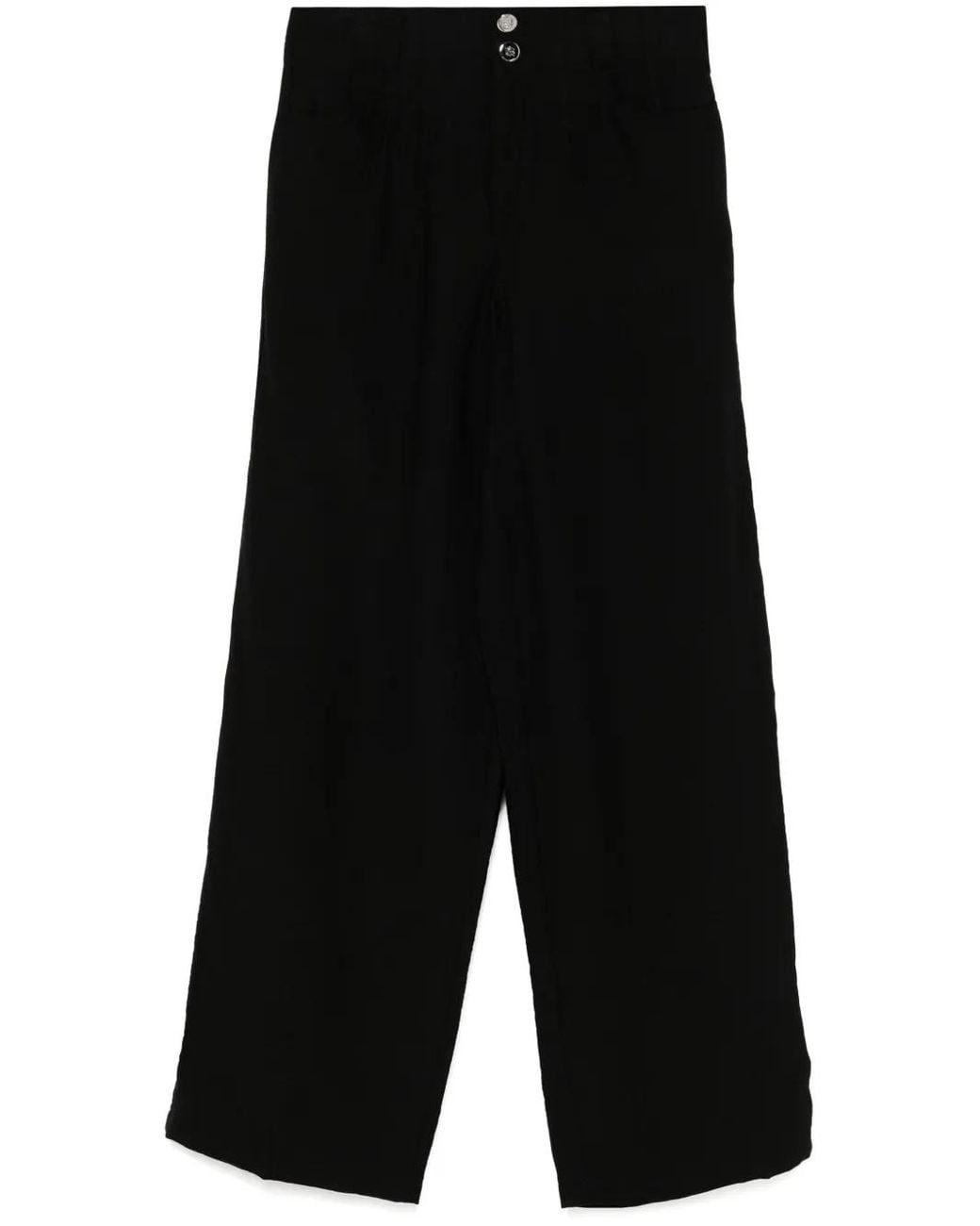 DKNY Gekreukte Broek in het Black