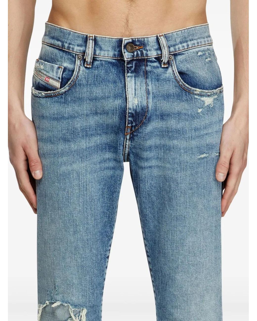 DIESEL Blue 2019 D-Strukt Jeans for men
