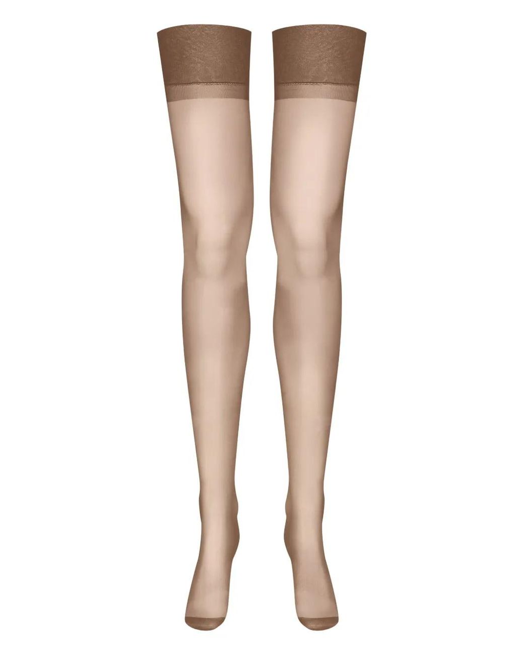 Maison Close Natural Seamless Sheer Stockings