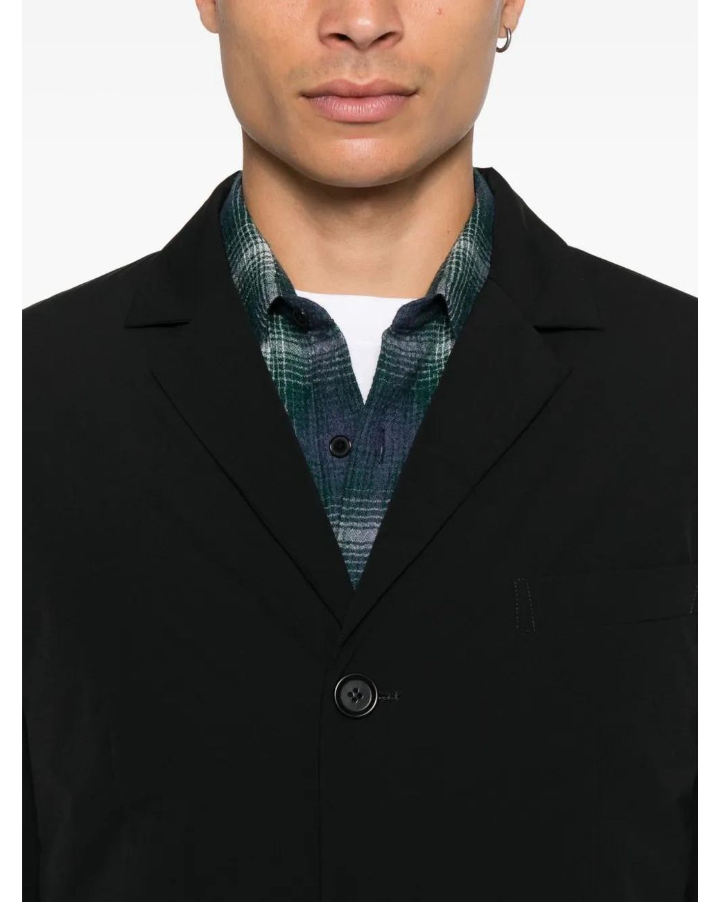 Aspesi Black Paper Jacket for men