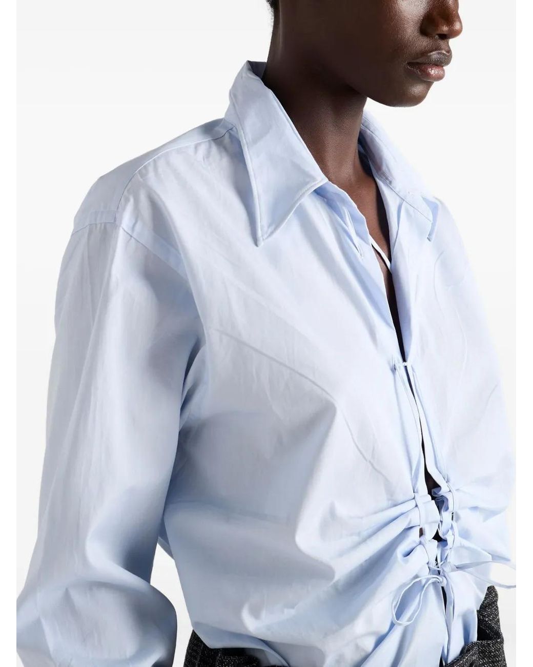 Prada Overhemden ,Blauw ,Lange Mouwen Shirt Voor Mannen in het Blue
