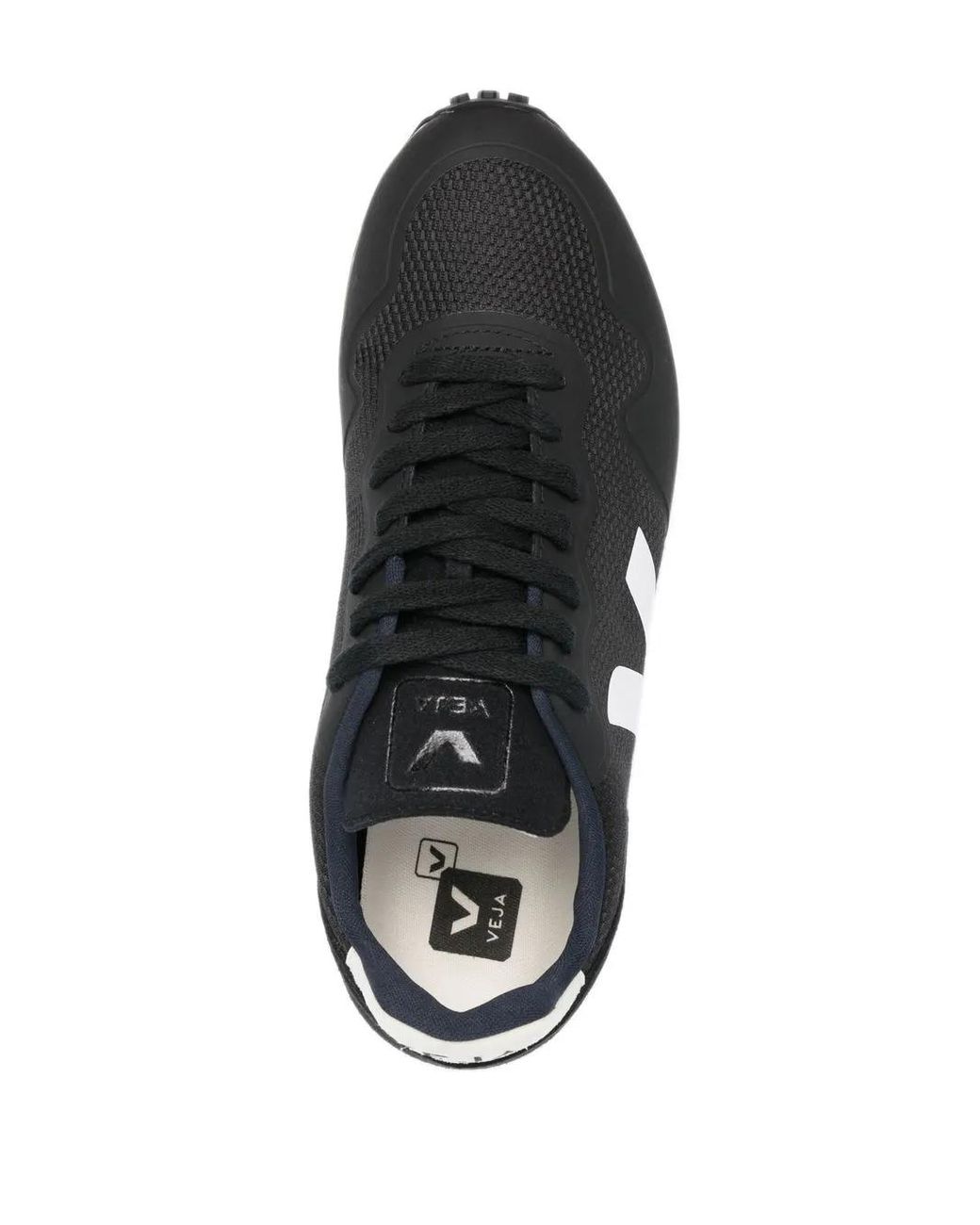 Veja Men's Rio Branco Canvas Mesh Black White Oxford Grey for men