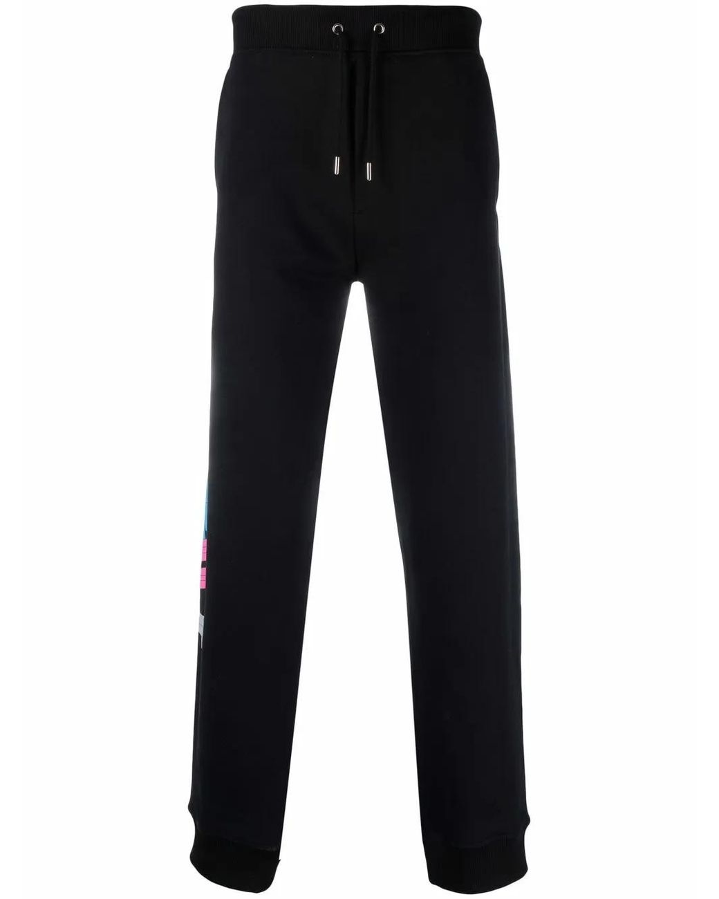 Helmut Lang Black 3D Logo Track Pants for men