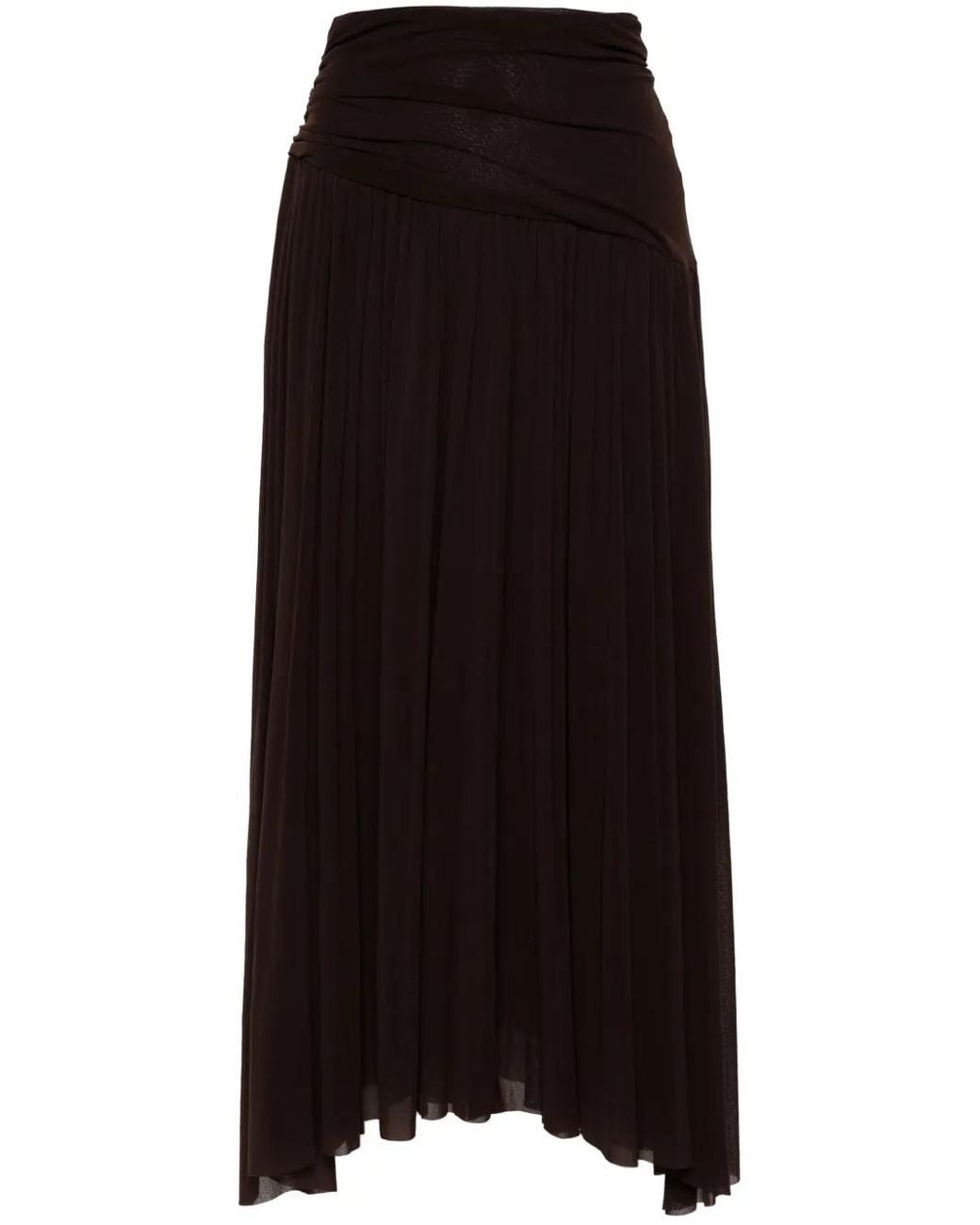 Philosophy Di Lorenzo Serafini Black Chocolate Chiffon Skirt