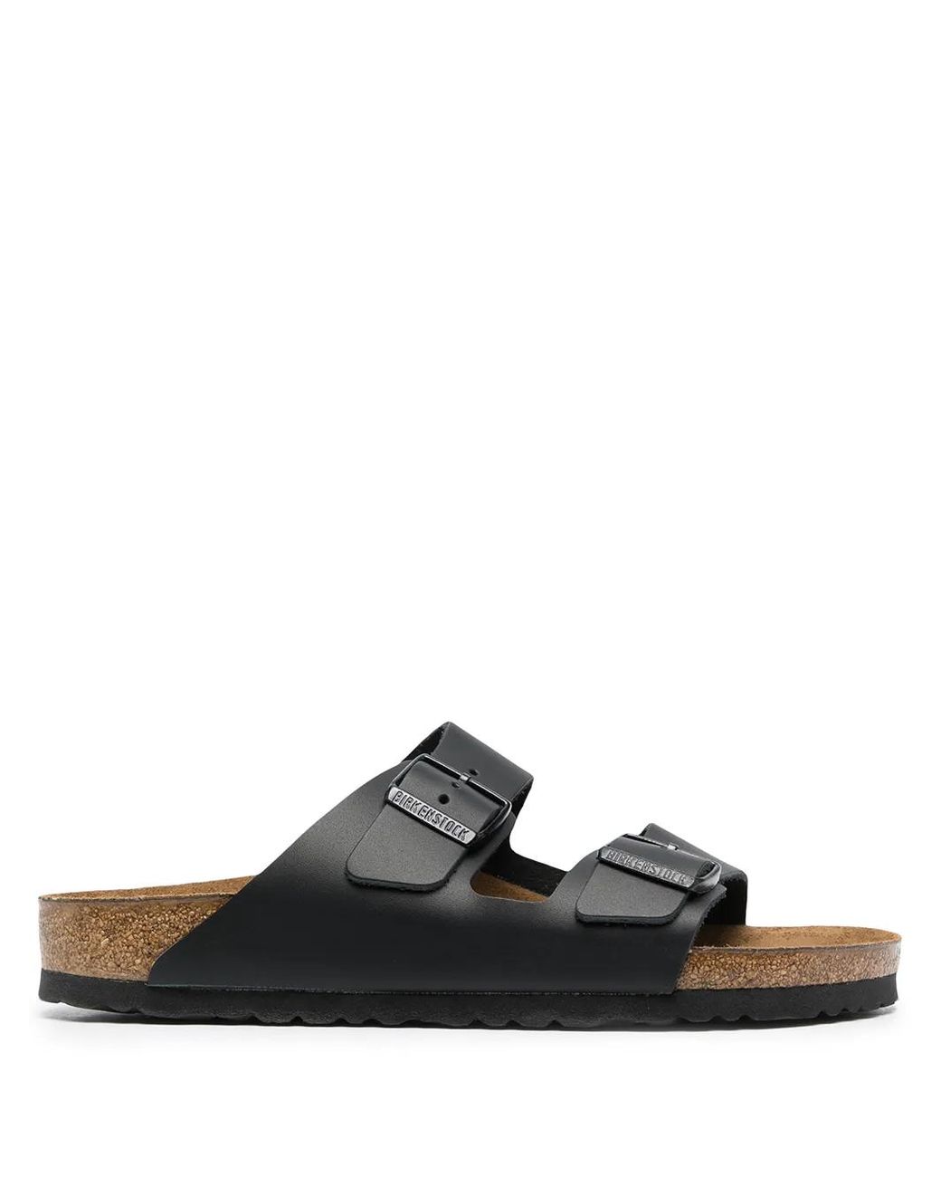 Birkenstock Black Arizona Natural Leather Sandals