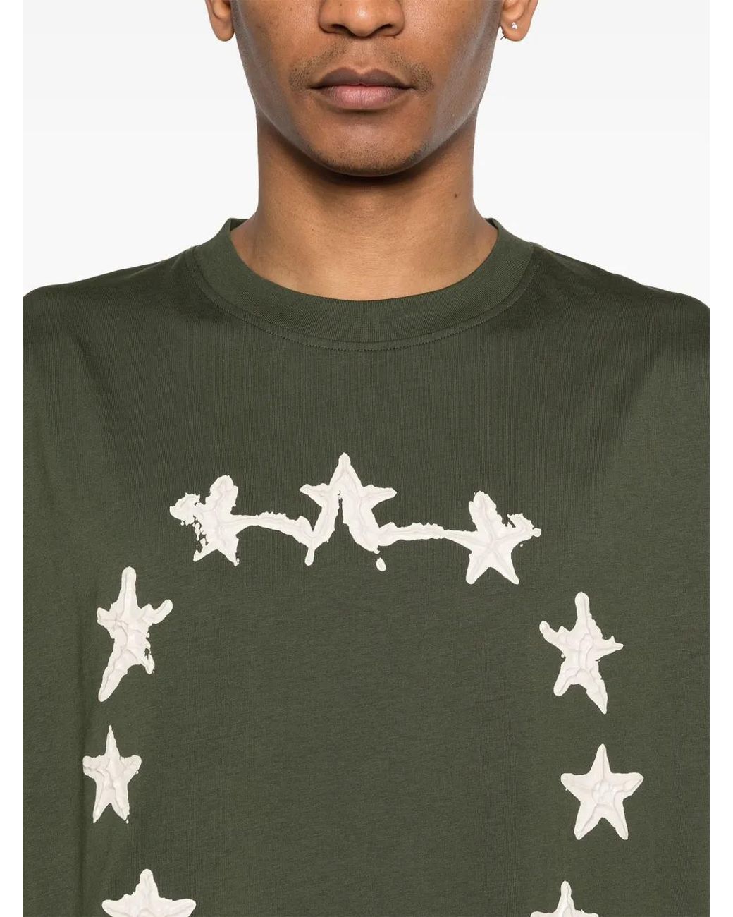 Etudes Studio Green Star-Graphic T-Shirt