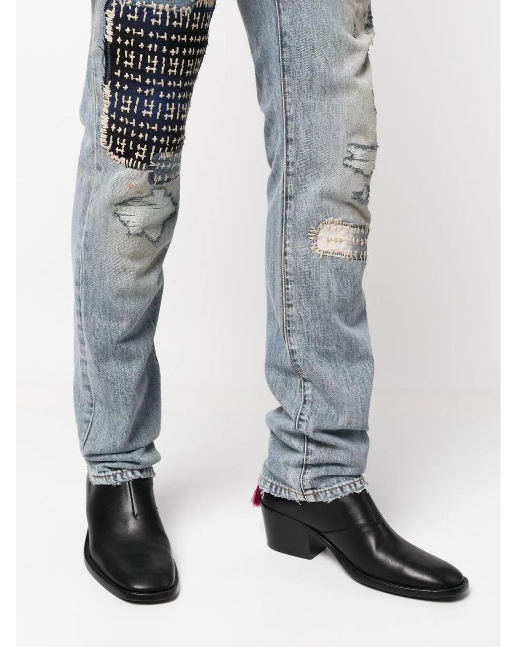 Jean À Effet Usé Alchemist pour homme en coloris Blue