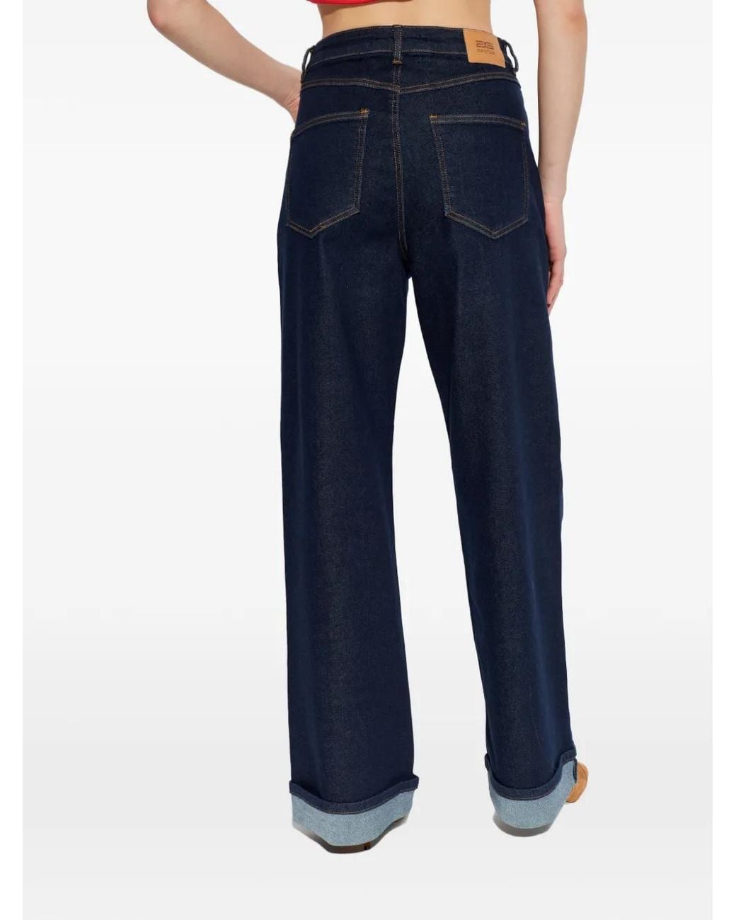 Gestuz Blue Cuffed Jeans