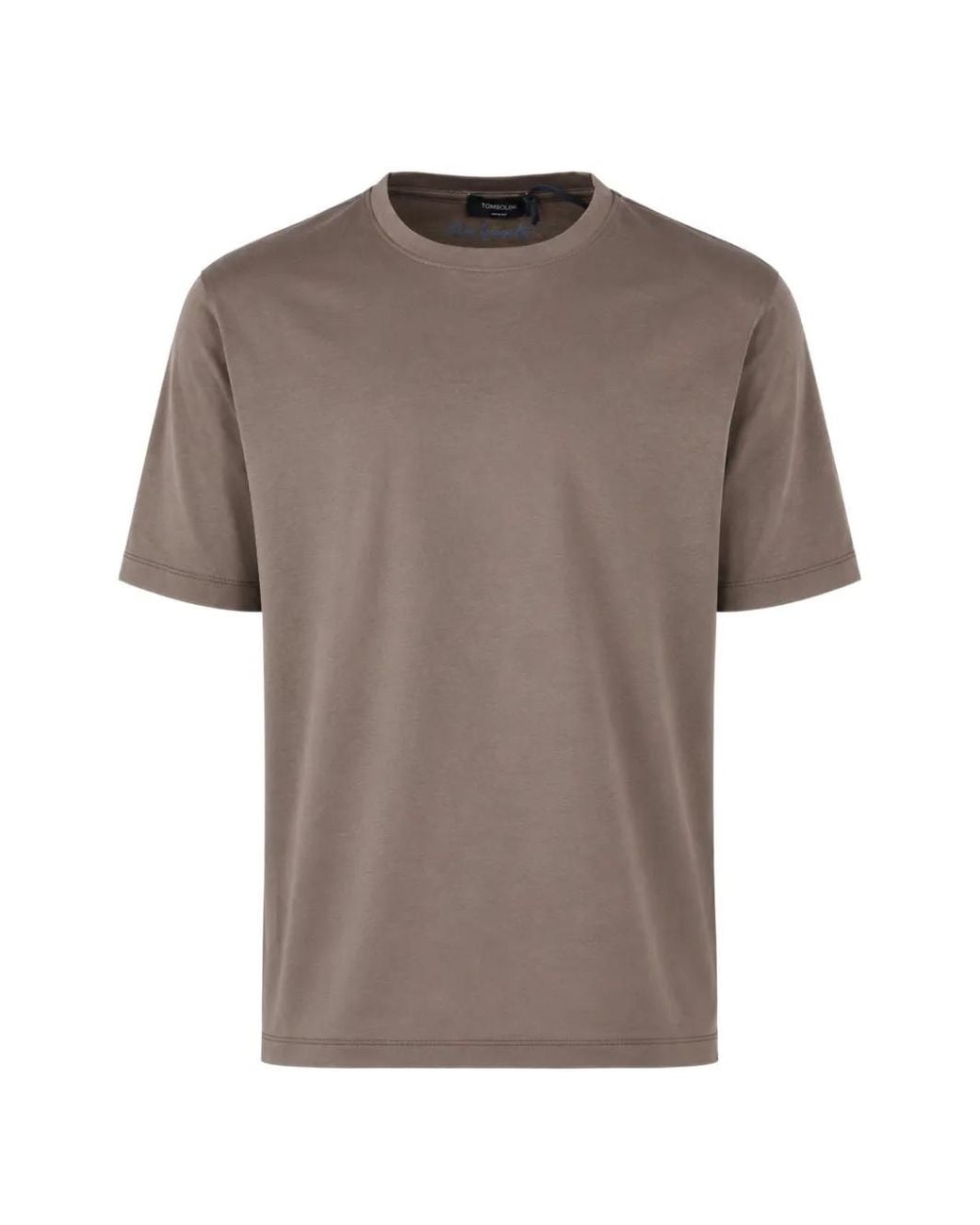 Tombolini Gray Short-Sleeved T-Shirt for men