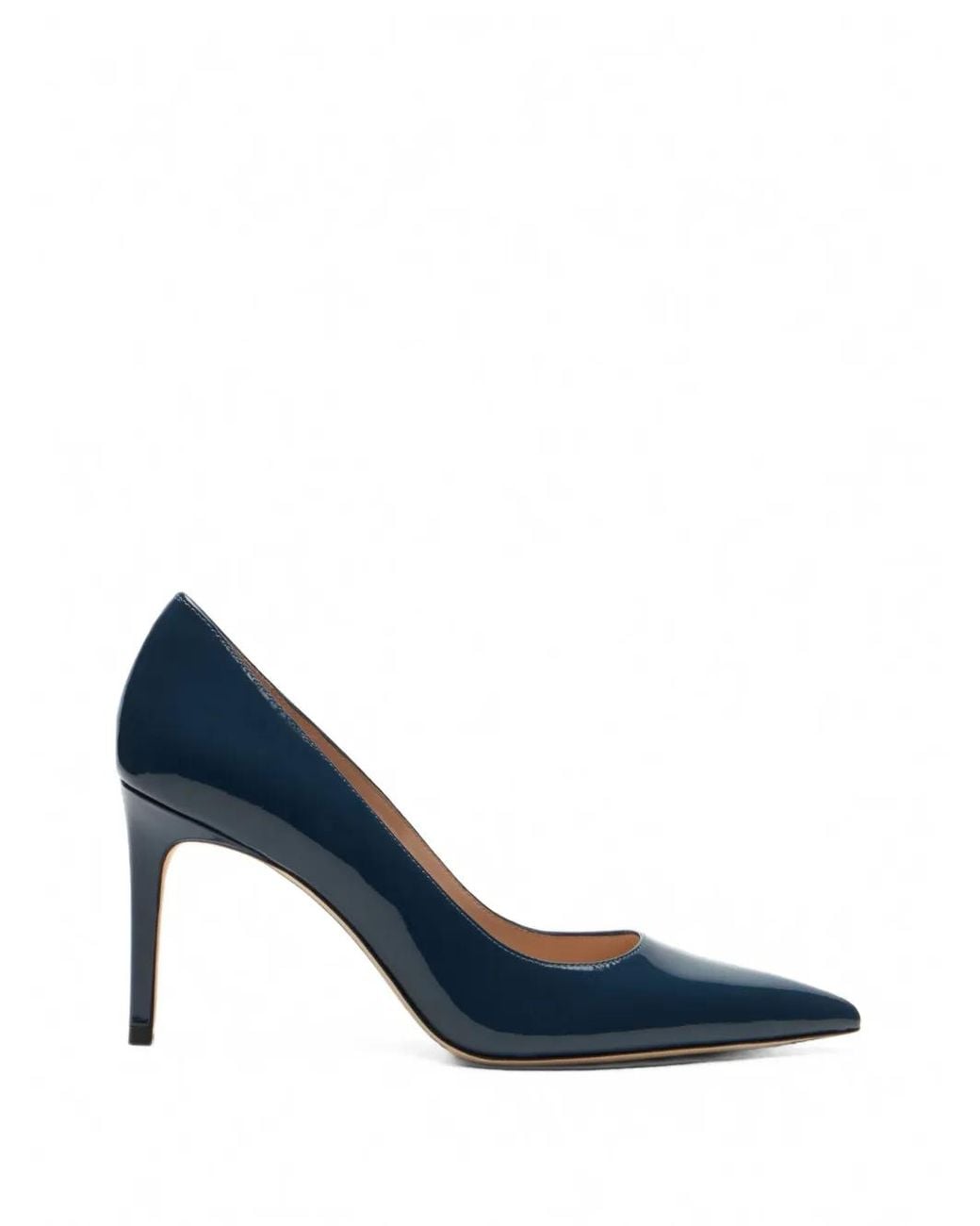Stuart Weitzman Blue Stuart Power Pointed-Toe Pumps