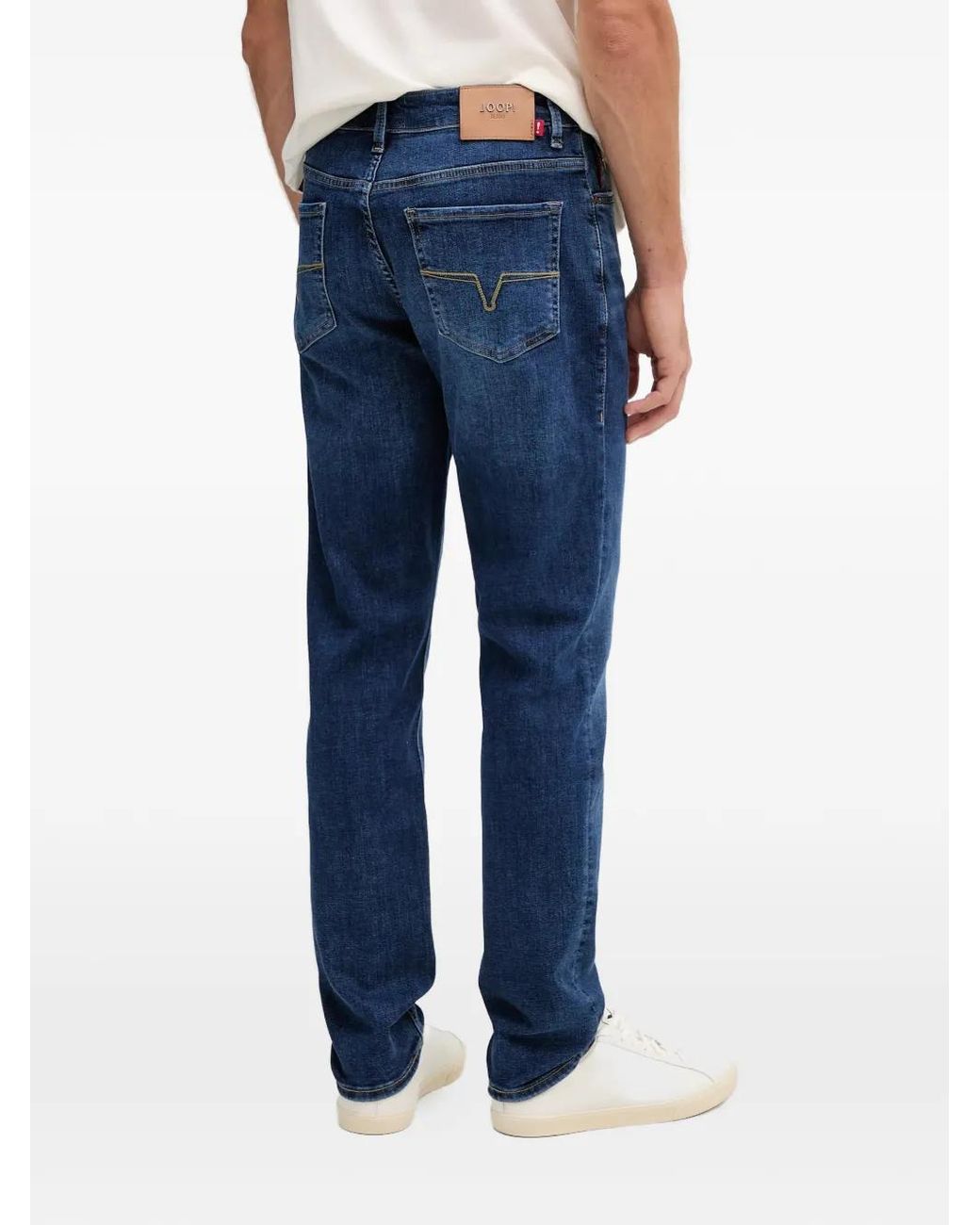 Joop! Blue Logo-Patch Denim Jeans for men