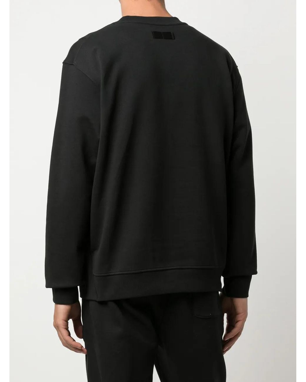 3.1 Phillip Lim Black Logo Patch Detail Sweatshirt for men