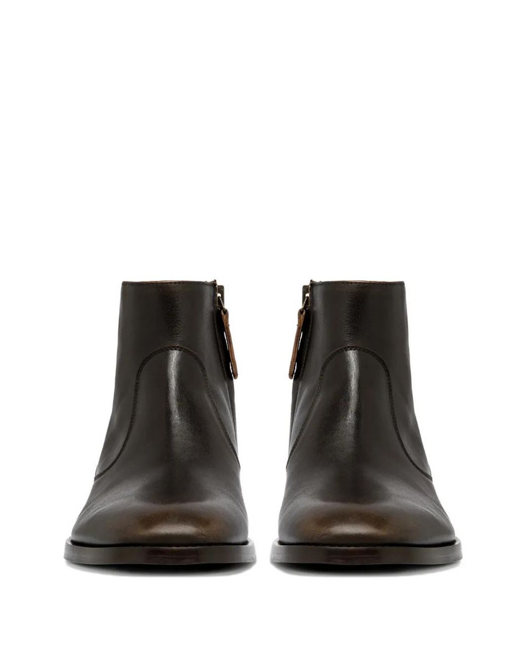 Buttero Black Casentino Leather Boots for men