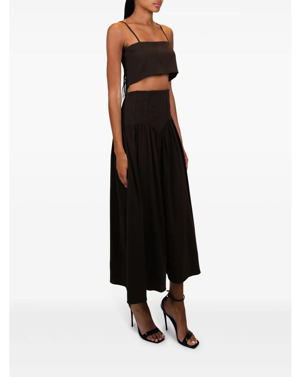 Azeeza Black Walton Crop Top