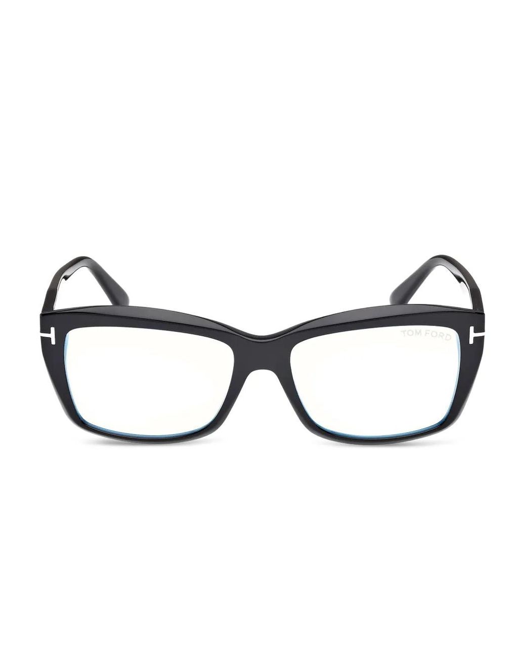 Tom Ford Brown Brille Mit Eckigem Gestell