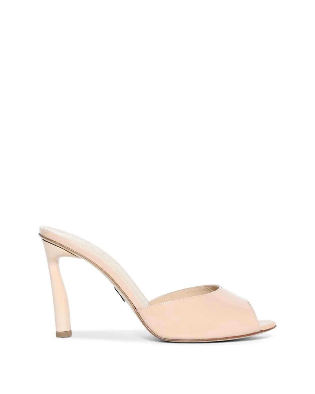 Paul Andrew Natural Slip-On Heeled Sandals