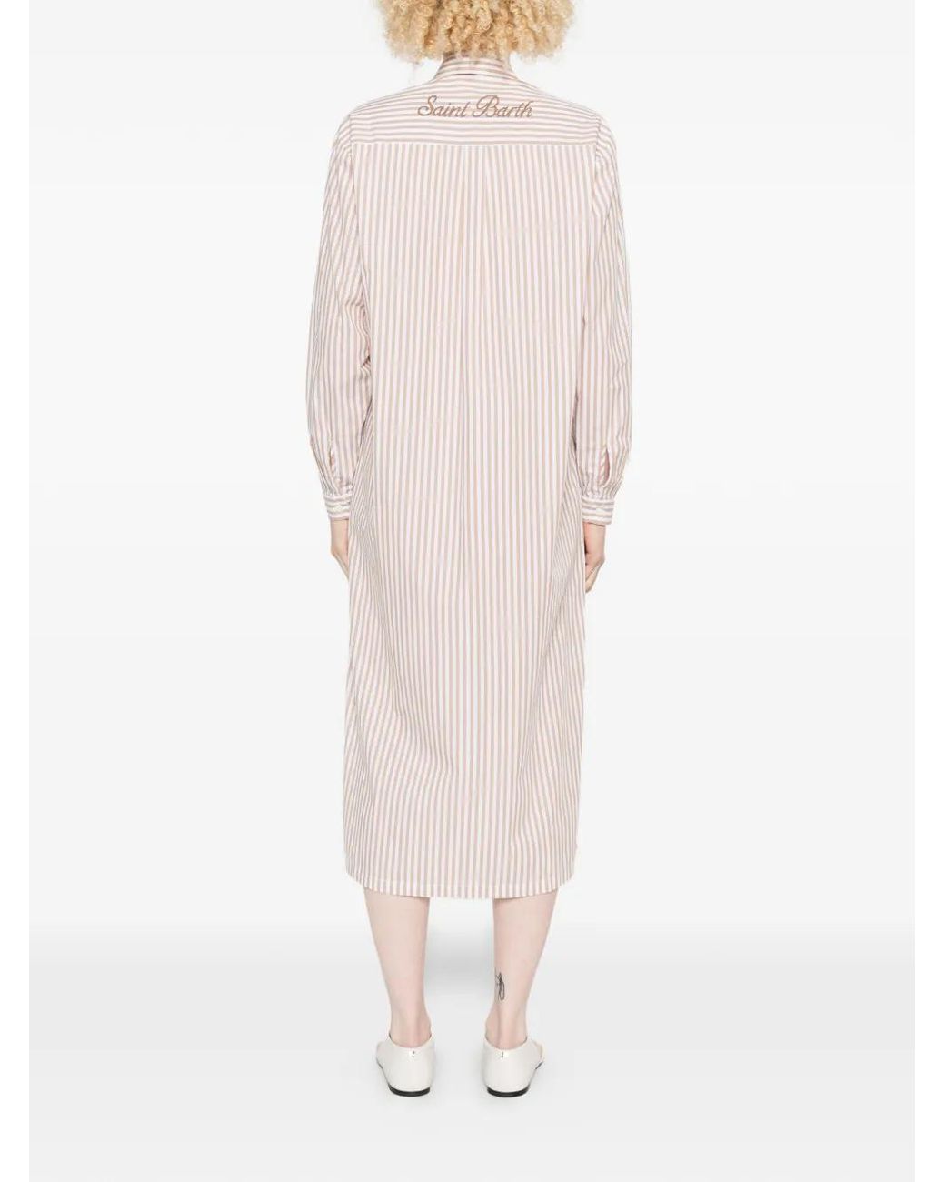 Mc2 Saint Barth Pink Long Adeline Dress
