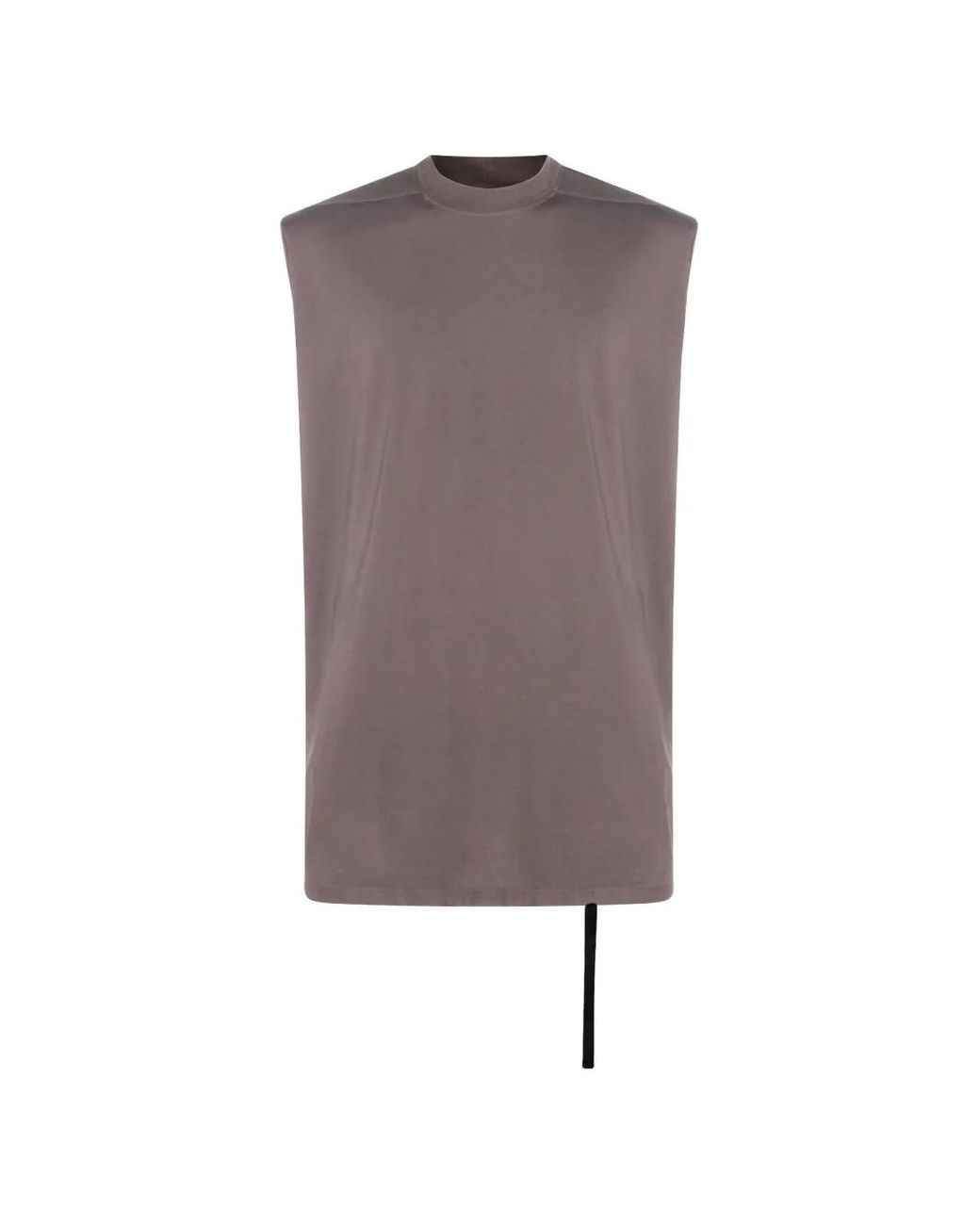 Rick Owens Brown Sleeveless Tank Top for men