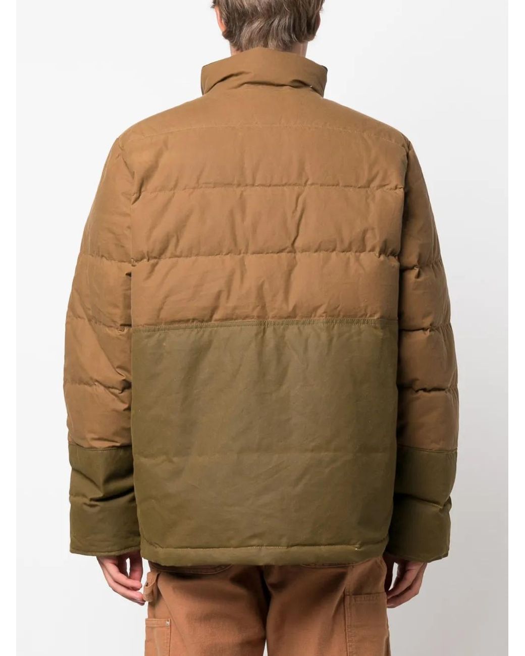Filson Brown Cruiser Quilted Down Jacket for men