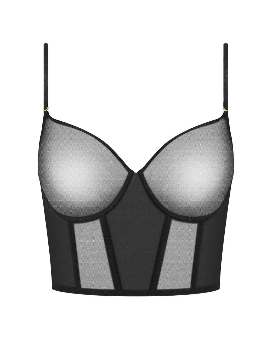 Maison Close L'Amoureuse Bustier Bh in het Black