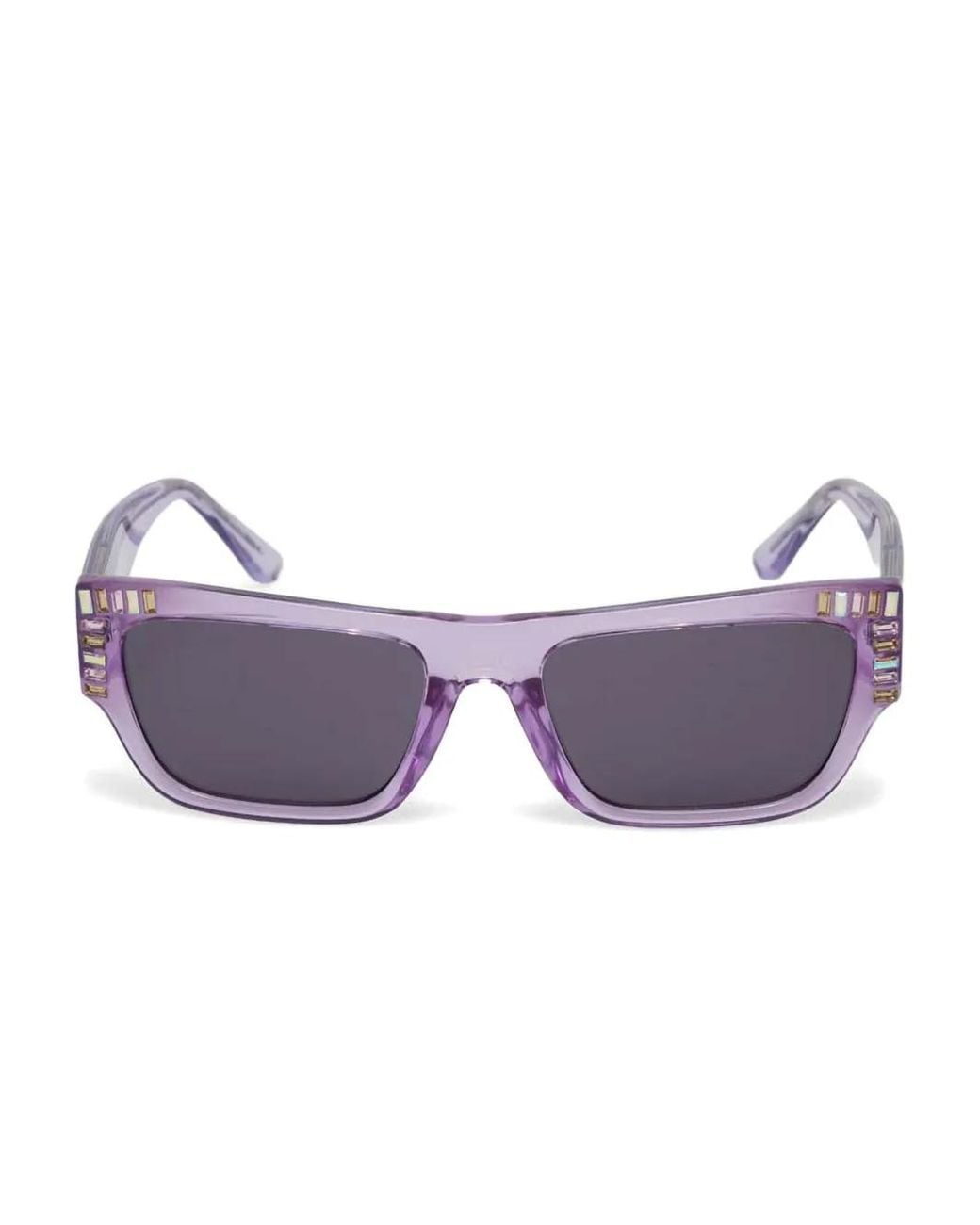 GUESS EYEWEAR Purple Rectangle-Frame Sunglasses