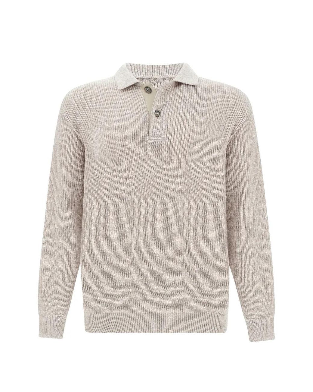 Paul & Shark White Piuma Wool Polo Shirt for men
