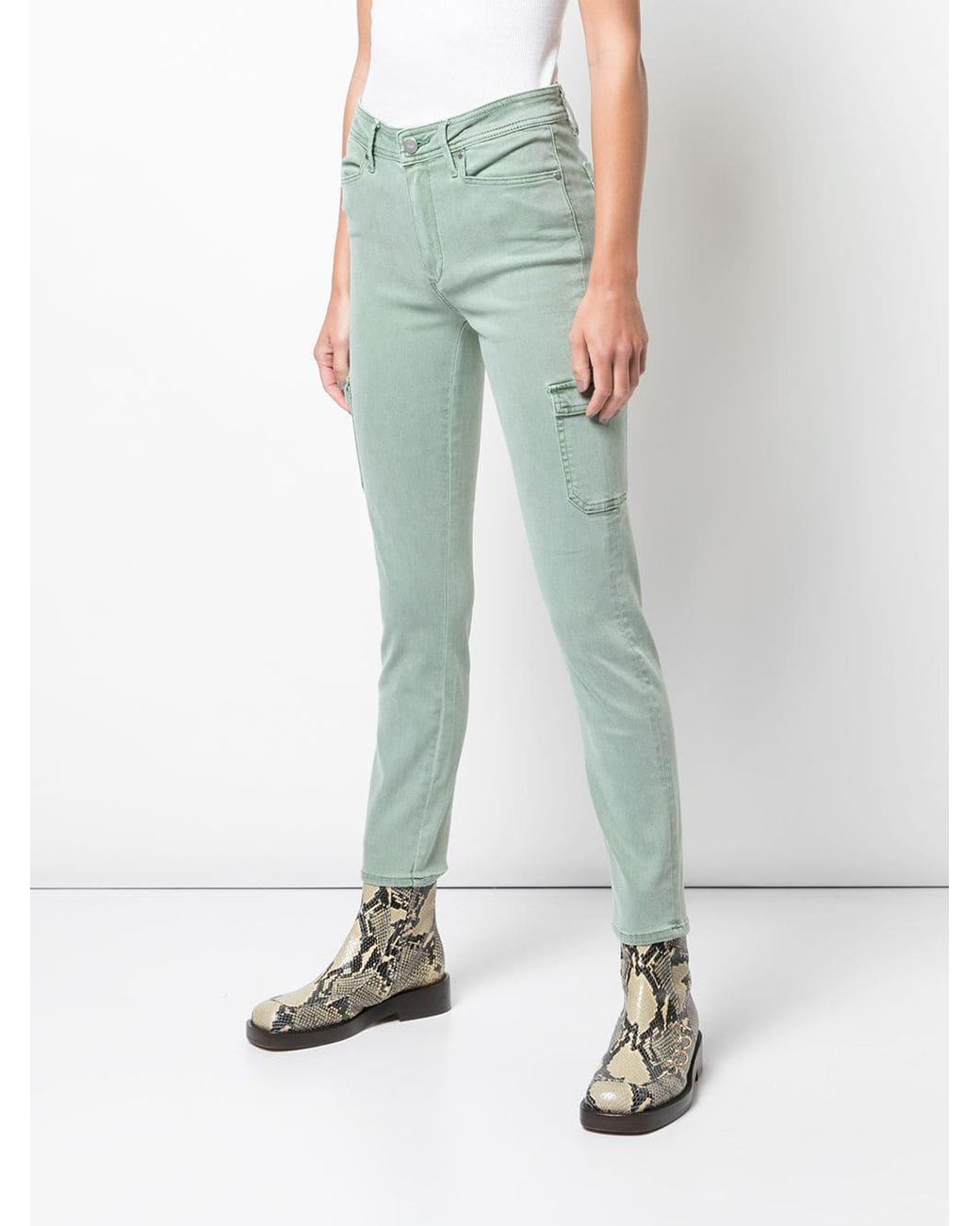 PAIGE Cotton Hoxton Skinny Cargo 