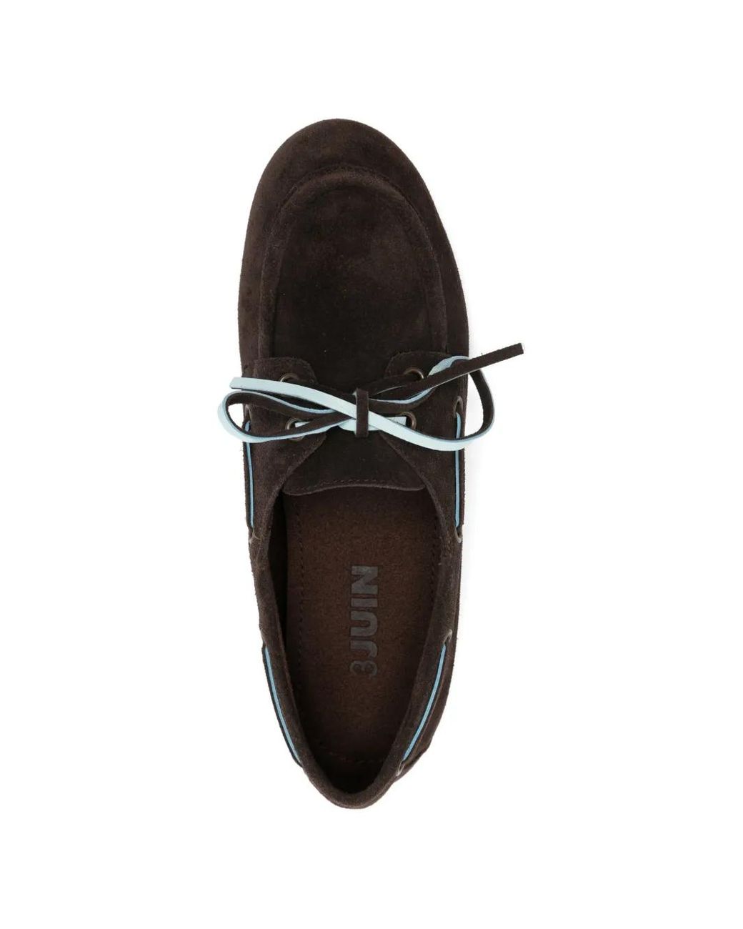 3Juin White Suede Boat Shoes