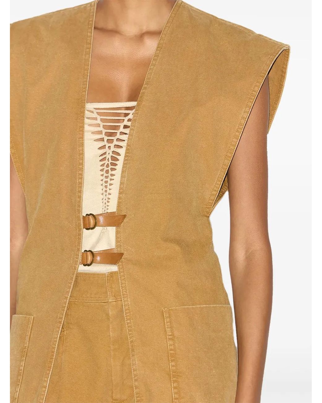 Isabel Marant Natural Cotton Vest
