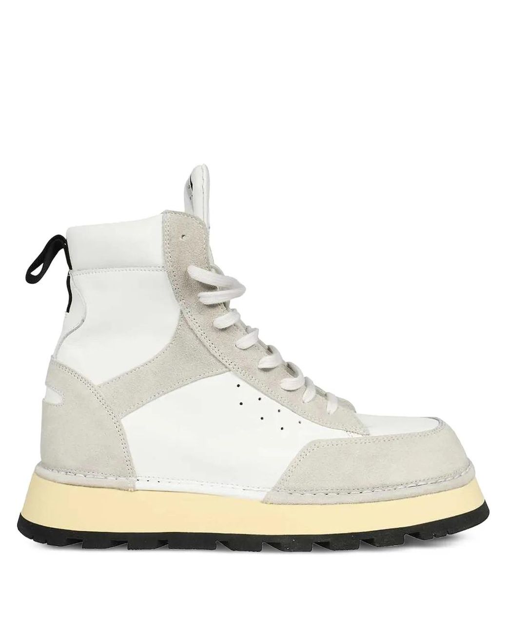 Spalwart White High-Top Sneakers for men