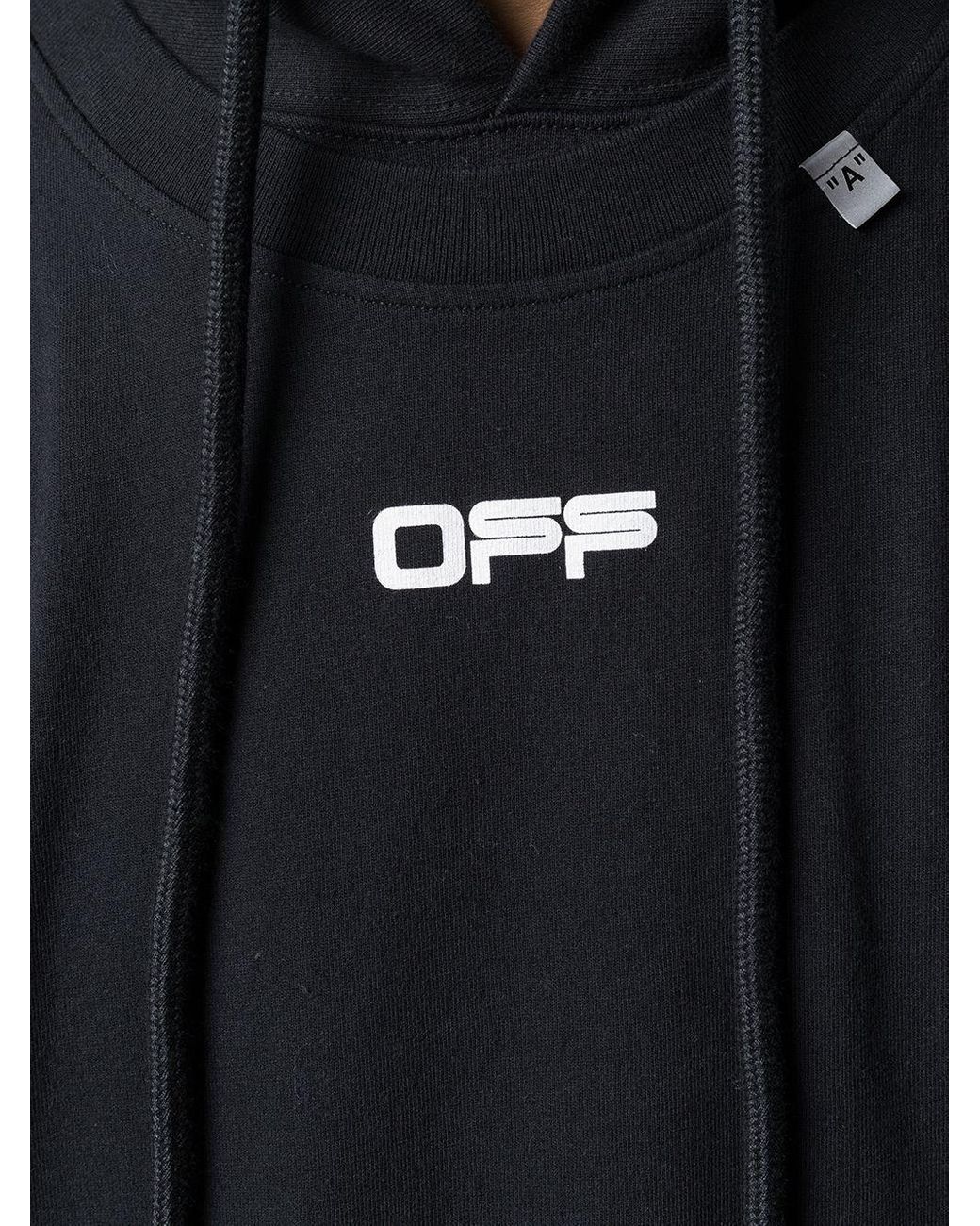 Off white double layered hoodie hotsell