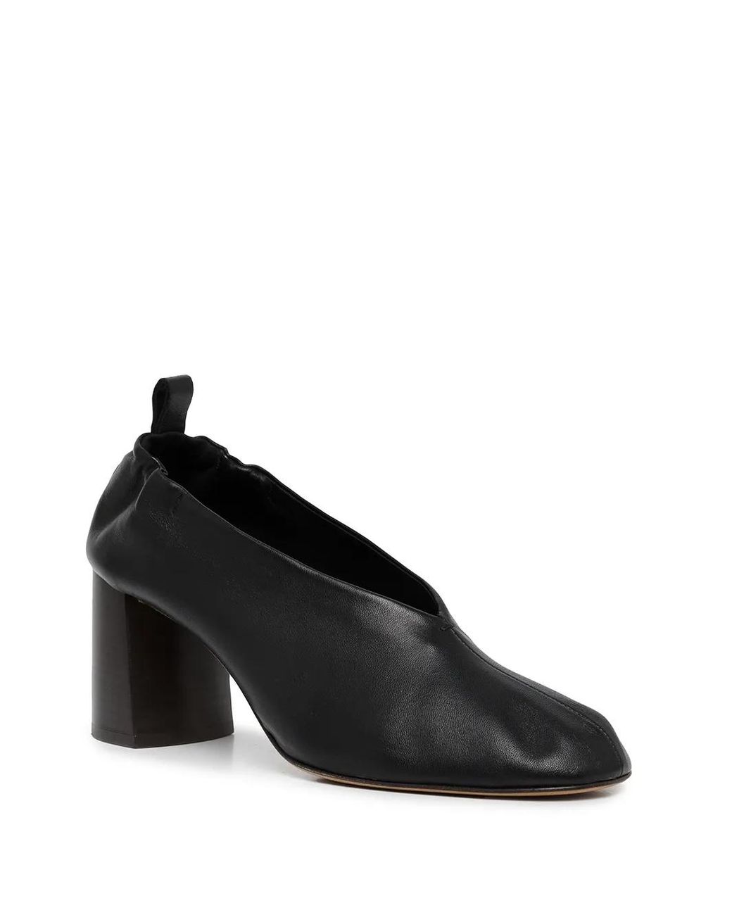 3.1 Phillip Lim Black Nadia Elasticated Leather Pumps