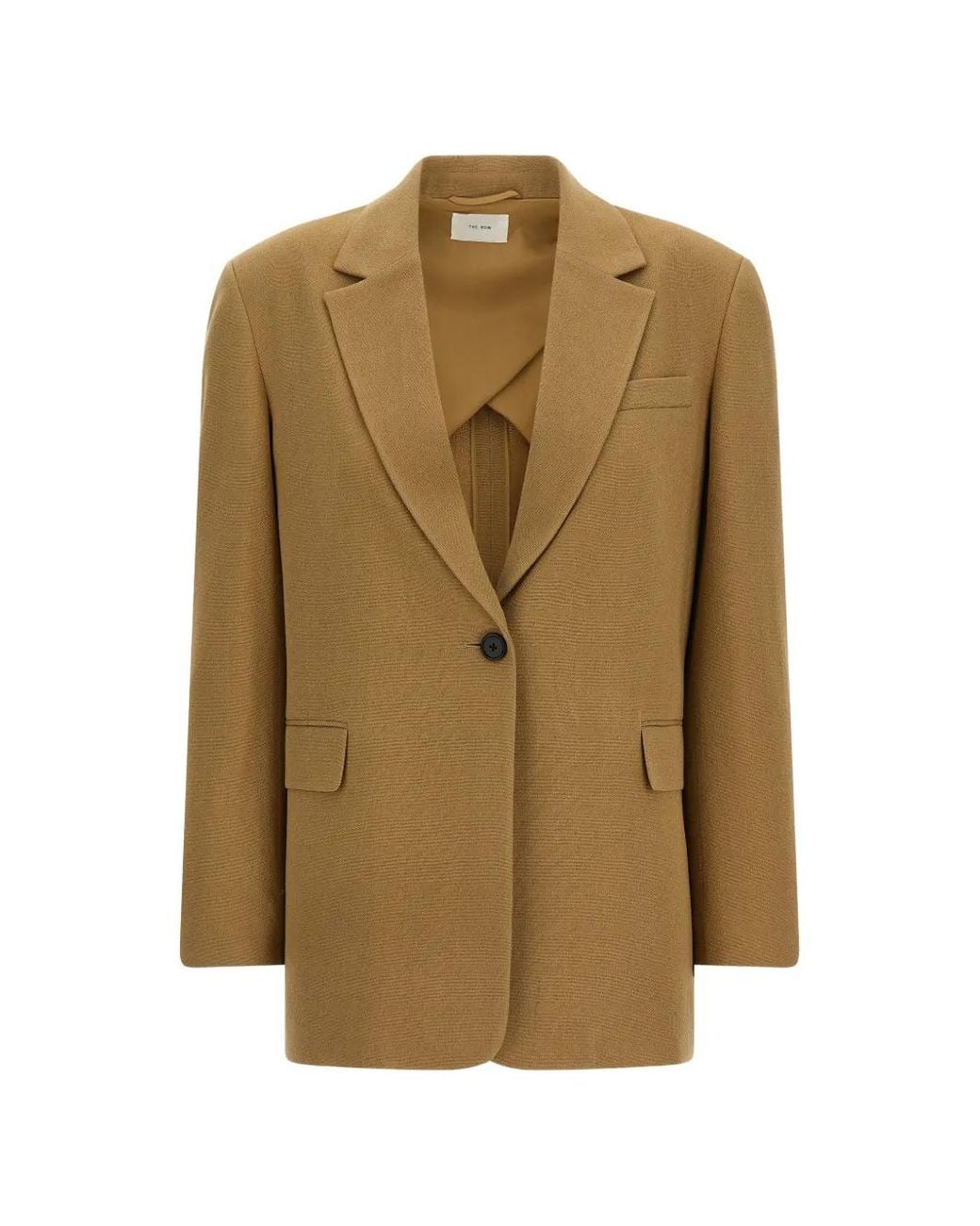 The Row Natural Ezri Single-Breasted Blazer